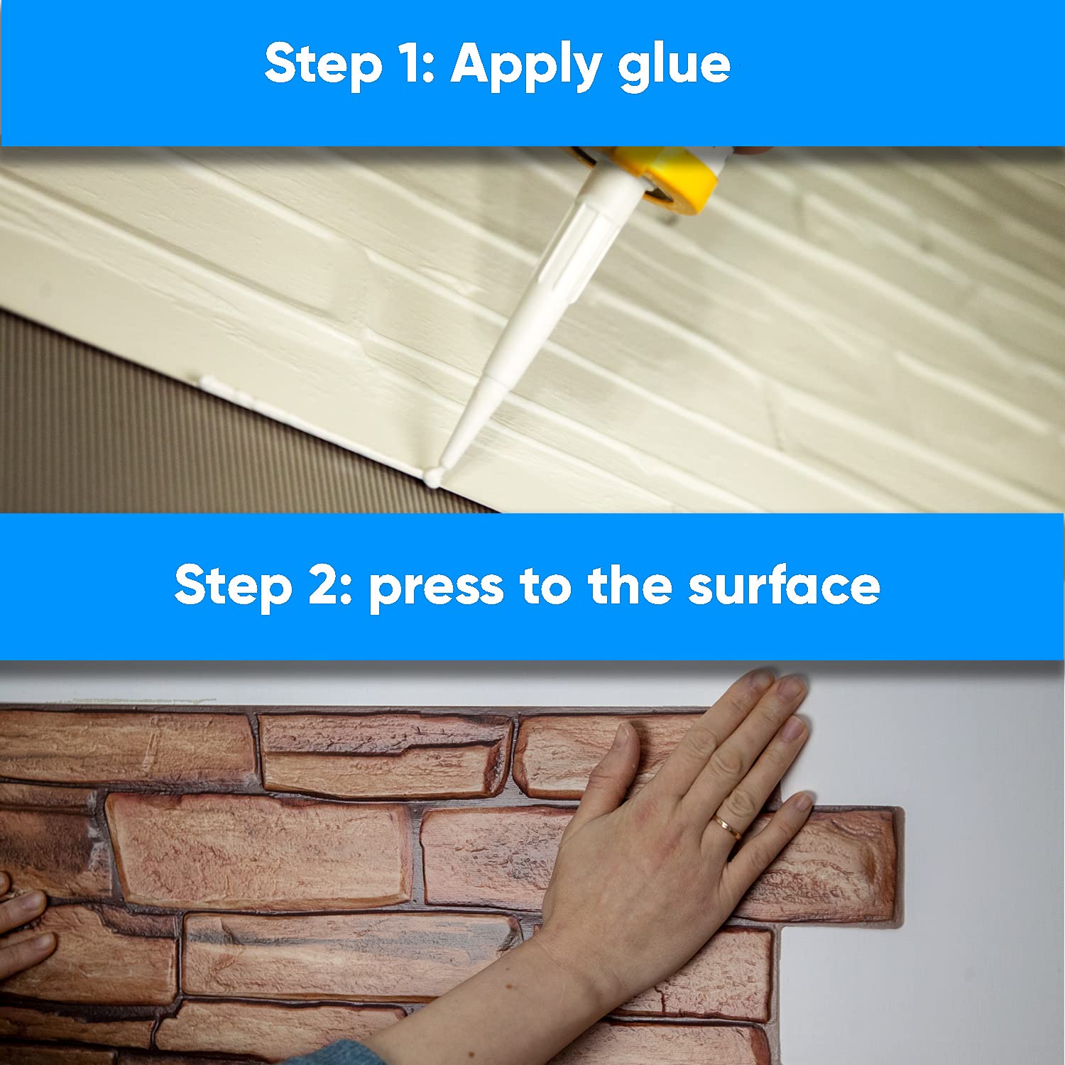 Grace Baltic - Paneles de pared 3D para decoración de paredes interiores Paneles de pared de PVC finos y elásticos no adhesivos Decoración de paredes interiores Material PVC 3D (38 piezas / 18.62 m2)