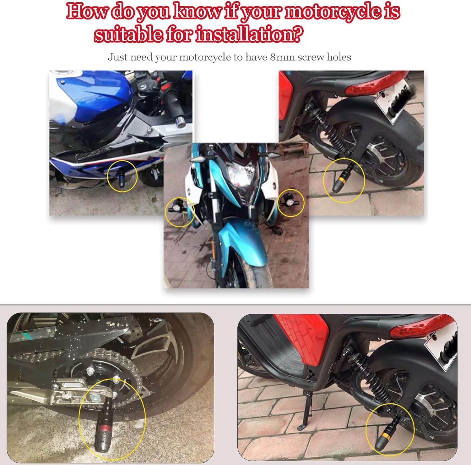 Protezione Anticaduta Moto per Yamaha FJR 1300 2001-2019 2020 2021 2022 2023 2024 2025 2026, Protezione Motore Laterale, Protezioni Telaio Antiurto Accessori,Gray