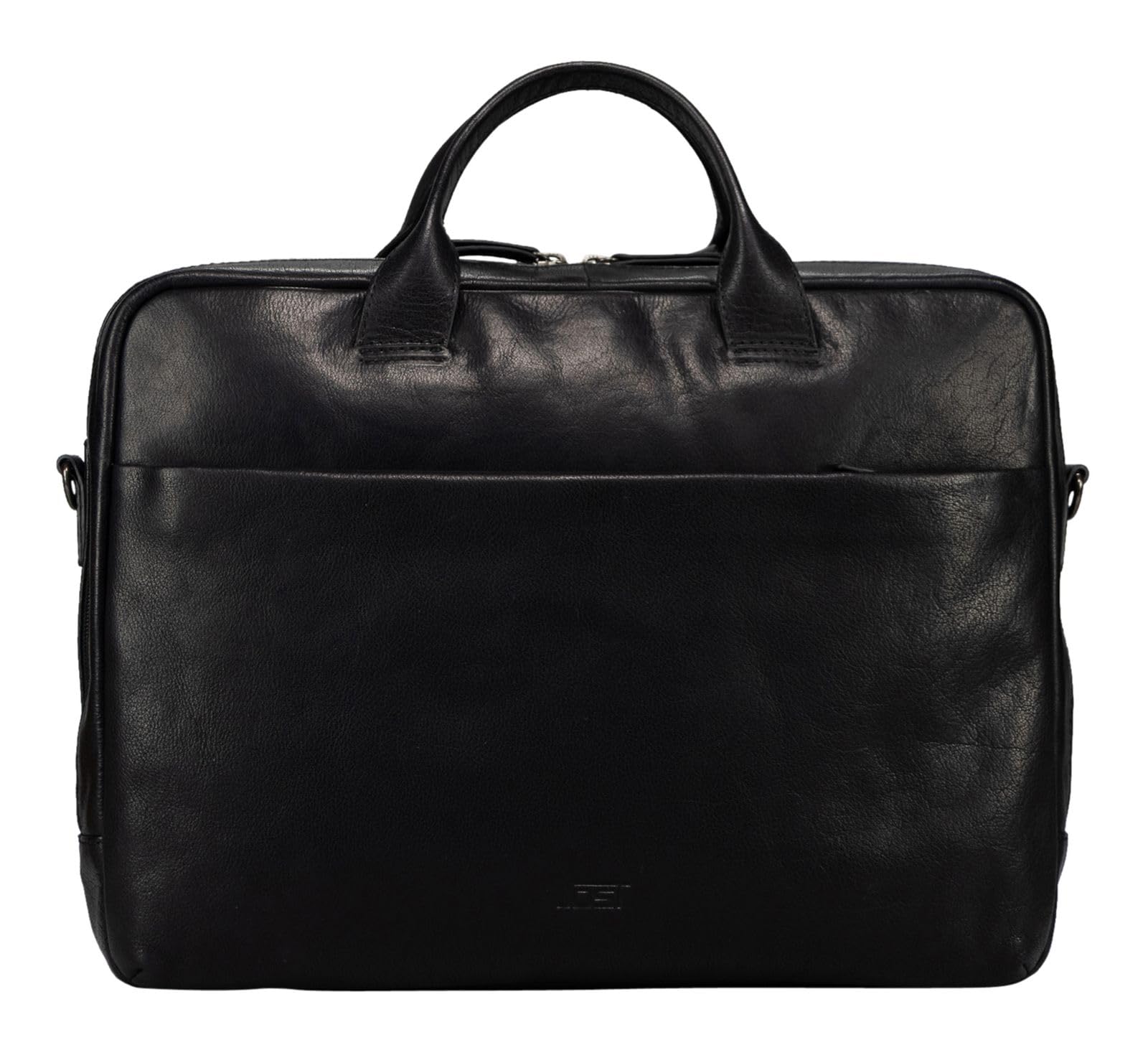 Jost Pelle borsa da ufficio laptop bag con scomparto per laptop Glasgow Business Bag 2C Black nero