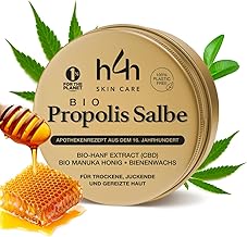 Organic Propolis Ointment - 16th Century Pharmaceutical Secret with Organic Propolis, Manuka Honey & Hemp - Soothing Care for Dry & Irritated Skin - Dermatologically Recommended