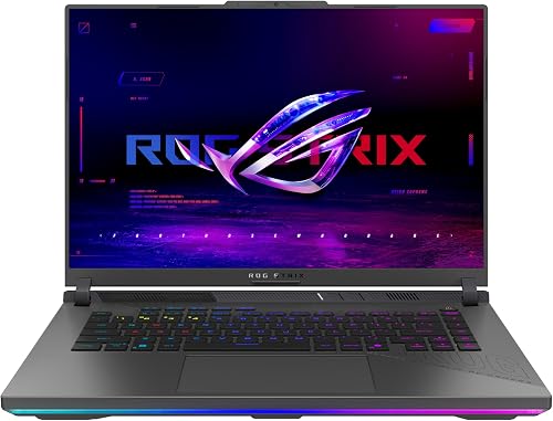 ASUS ROG Strix G16 G614FM Ordinateur portable | 16" WUXGA 165 Hz/3ms 16:9 IPS Display | AMD Ryzen 9 9955HX | 16 Go de RAM | SSD 1 To | NVIDIA RTX 5060 | Win11 Home | QWERTZ | Eclipse Grey | 3 mois - 2