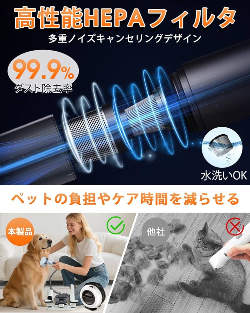 Amazon.co.jp: 犬 バリカン Petaboo 猫 ペット用バリカン