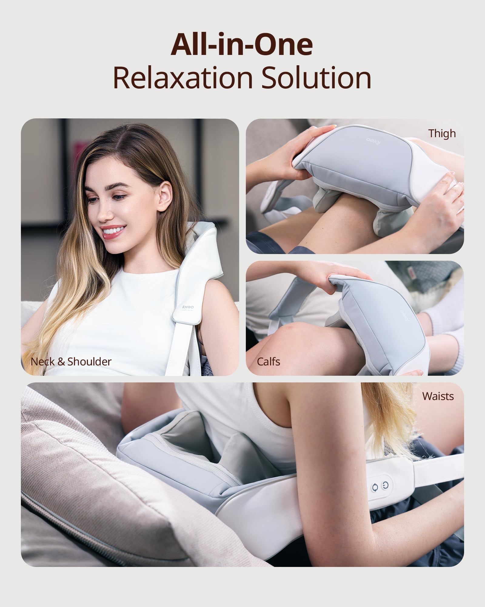 Amazon.com: Cordless Shiatsu Neck and Back Massager with Heat, 10
