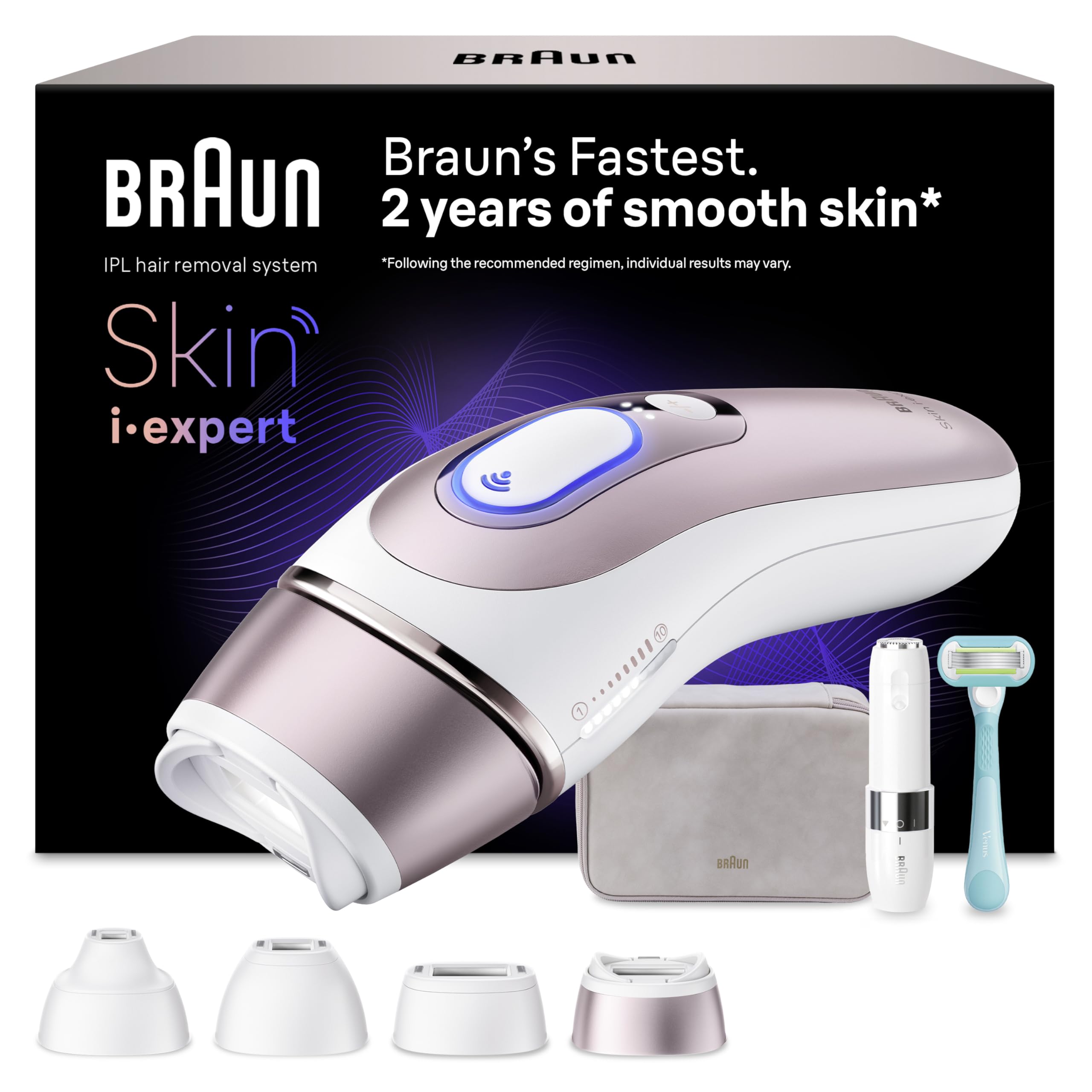 Braun Skin I·Expert Epilatore Luce Pulsata Smart, Epilazione