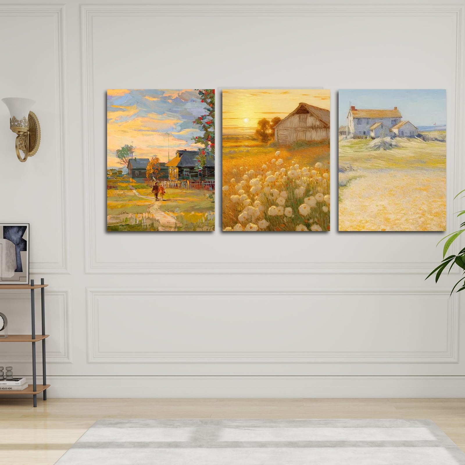 Lot de 4 cadres en bois de pin massif à monter soi-même, pour peintures à l'huile, peinture à strass et numéros, 30 x 40 cm