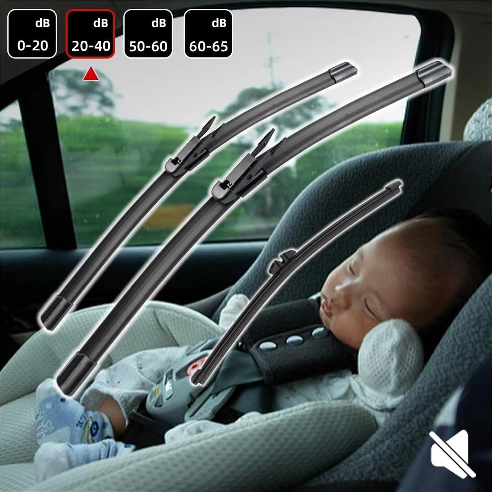 Tergilunotto Rear 1 2 3 4 6 Pezzi Spazzole Tergicristallo Anteriori Posteriori Per Auto Per BMW Serie 3 Touring Station Wagon F31 2011-2019 Tergicristallo(6 Piece)