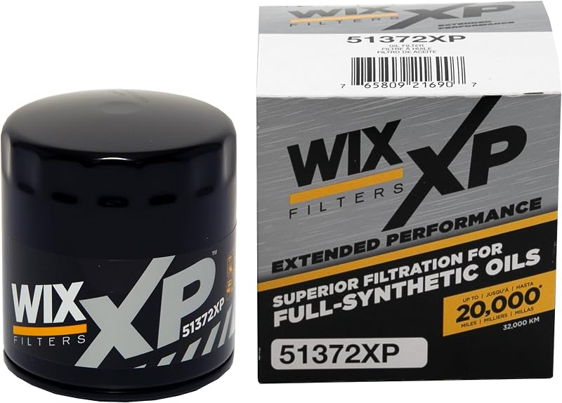 WIX 51372XP WIX XP Oil Filter Replacement, Built for Synthetic Oil - Compatible With Ford/Lincoln/Mercury (91-15), Mazda (00-09), Cadillac STS-V, XLR-V (06-09)