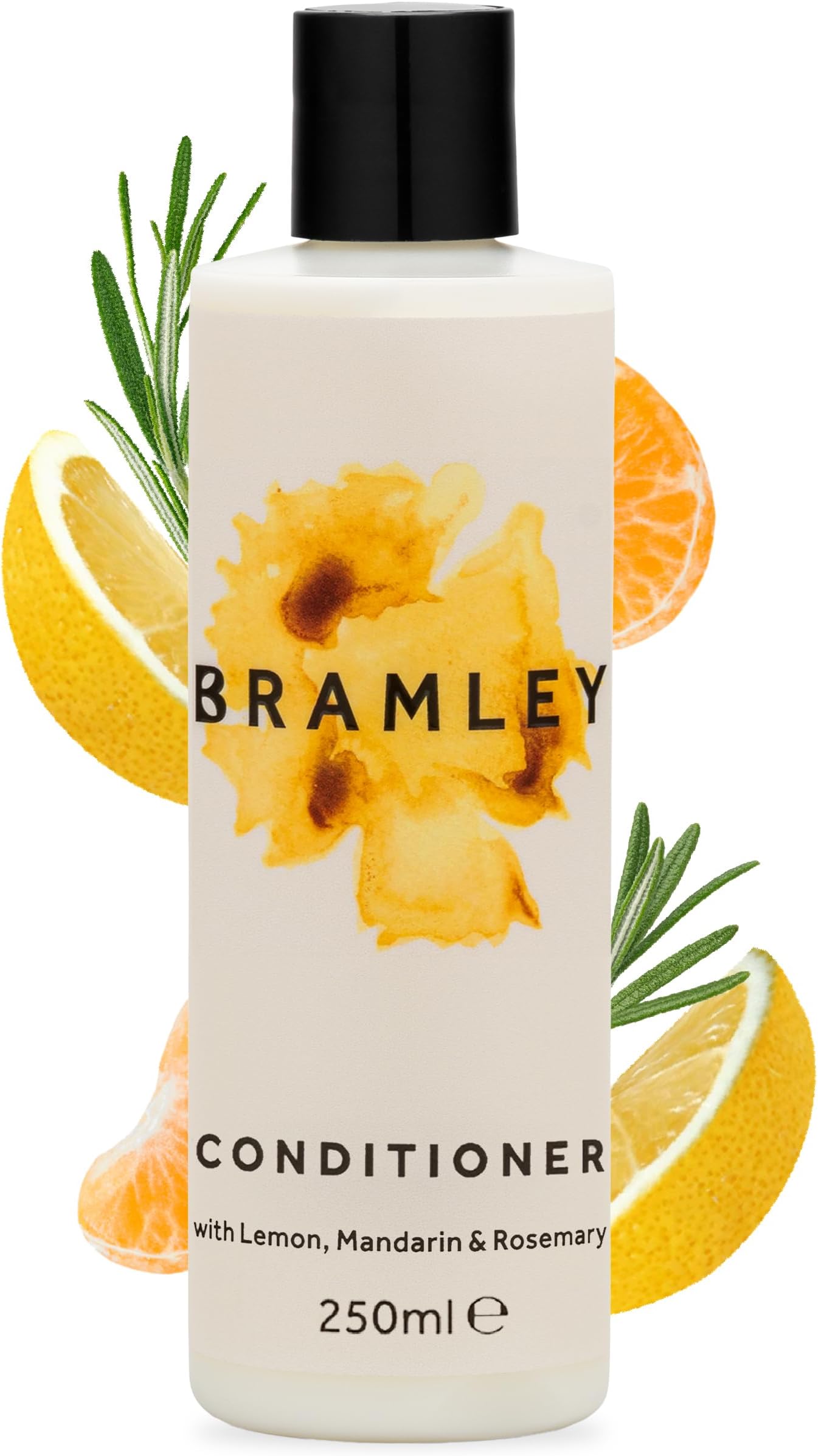 Bramley Hair Conditioner 250ml, Natural Conditioner for Dry & Damaged Hair | Hydrating, Moisturising & Smoothing, Silicone-Free, Rosemary, Lemon & Mandarin