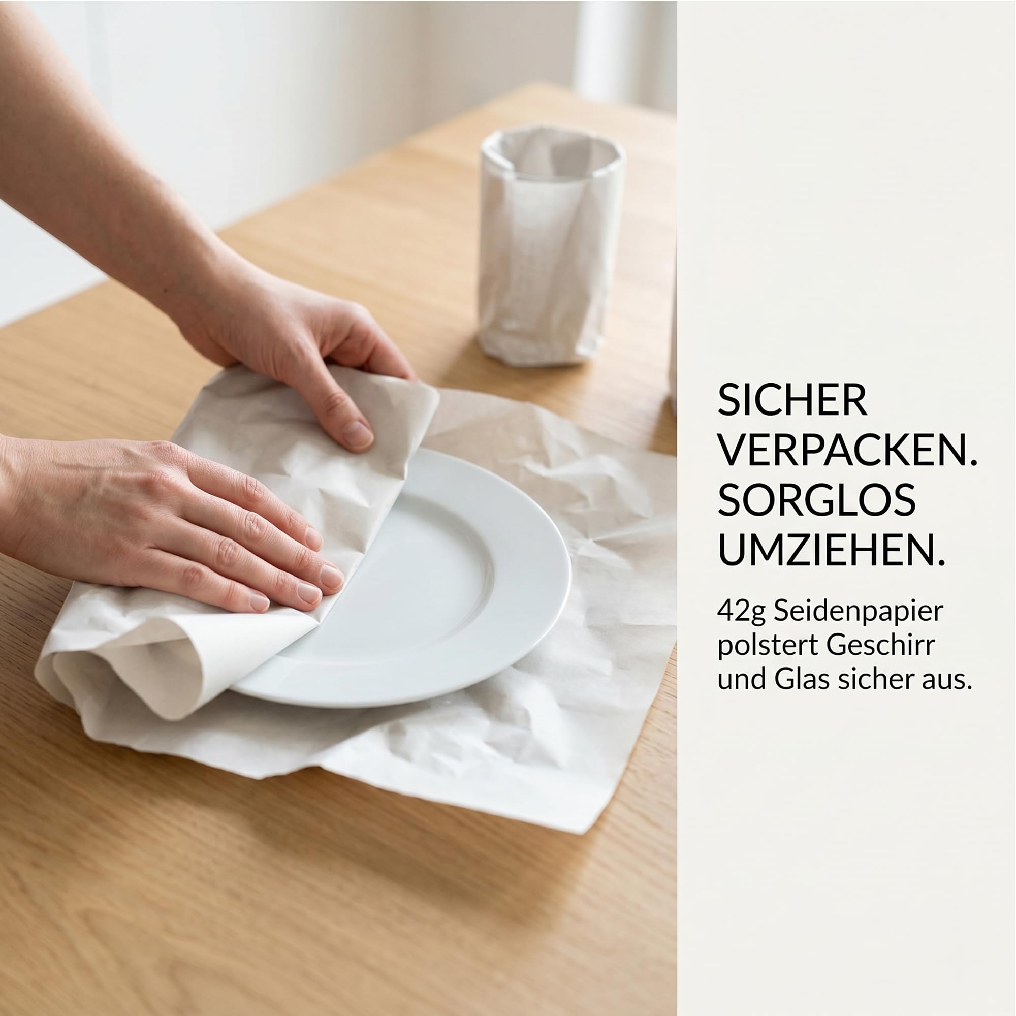 Packpapier 120 Blatt – 70x38 Cm, Sauberes Zeitungspapier 60 G/m², Für Umzug, Verpackung & Bastelarbeiten, Säurefrei