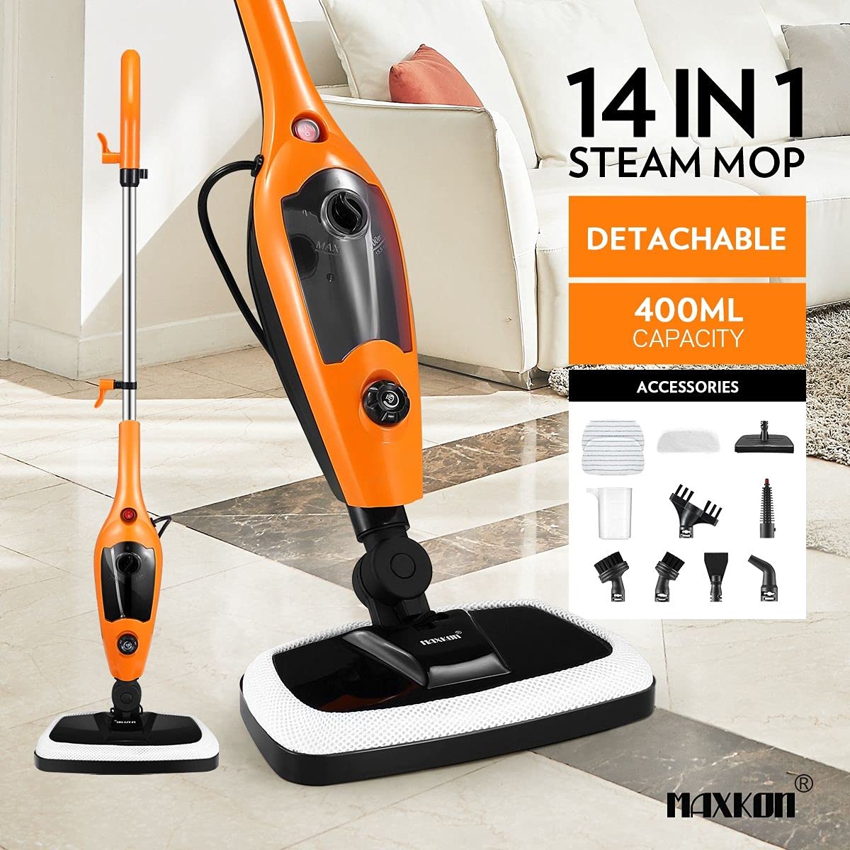 maxkon steam mop