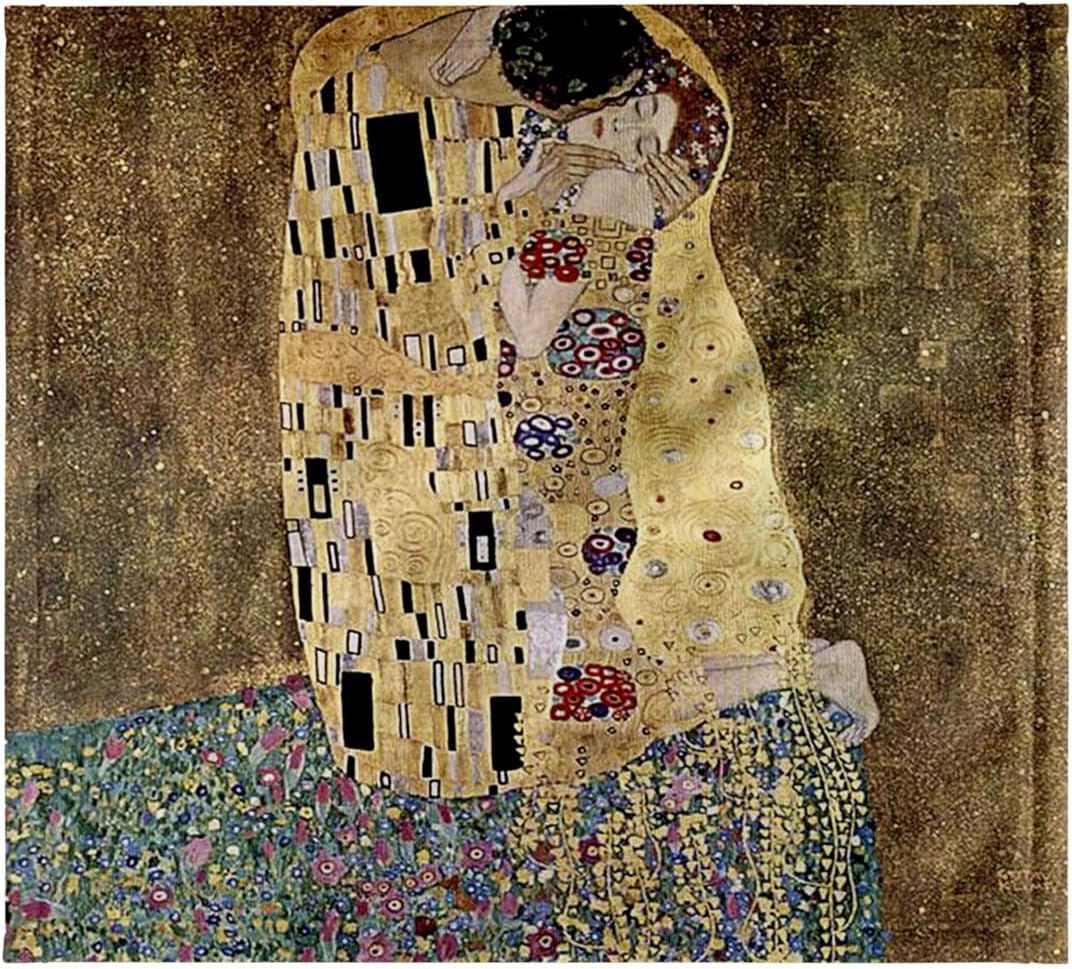 3dRose Famous Klimt Painting The Kiss 22x30 Bath Hand Pool Towel