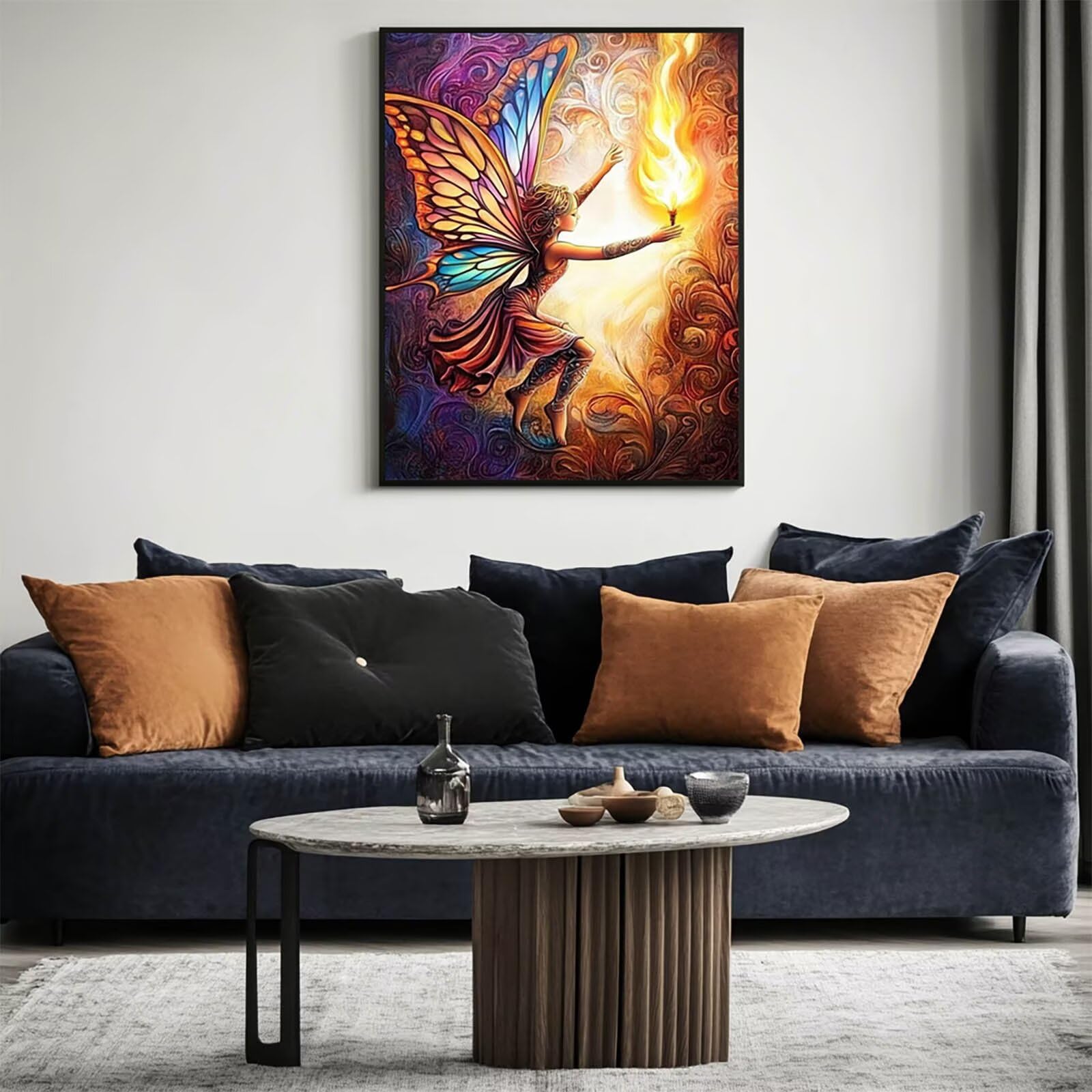 Malowanie po numerach, dla dorosłych, zestaw do malowania po numerach, skrzydło, hobby dla dorosłych i kobiet, artykuły plastyczne, 137 x 100 cm, sztuka ścienna, kolorowe płótno do malowania, prezenty