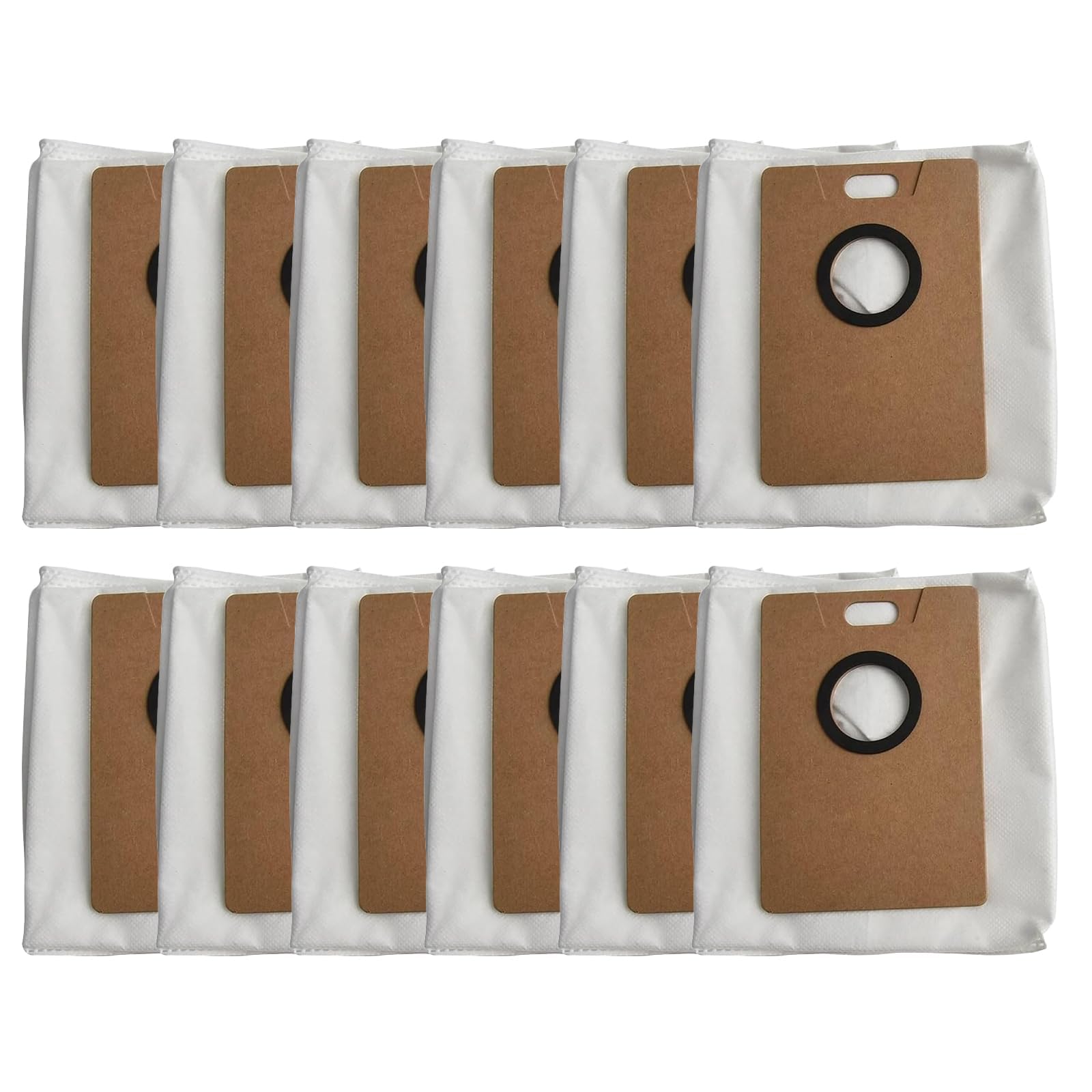 GIONAR 12 Pack Dust Bags RVA202 Compatible with Tapo RV30 Max Plus, RV20 Max Plus Robot Vacuum Cleaner, RV20, 10Plus, 3.5L Large Capacity robot vacuum cleaner dust bags