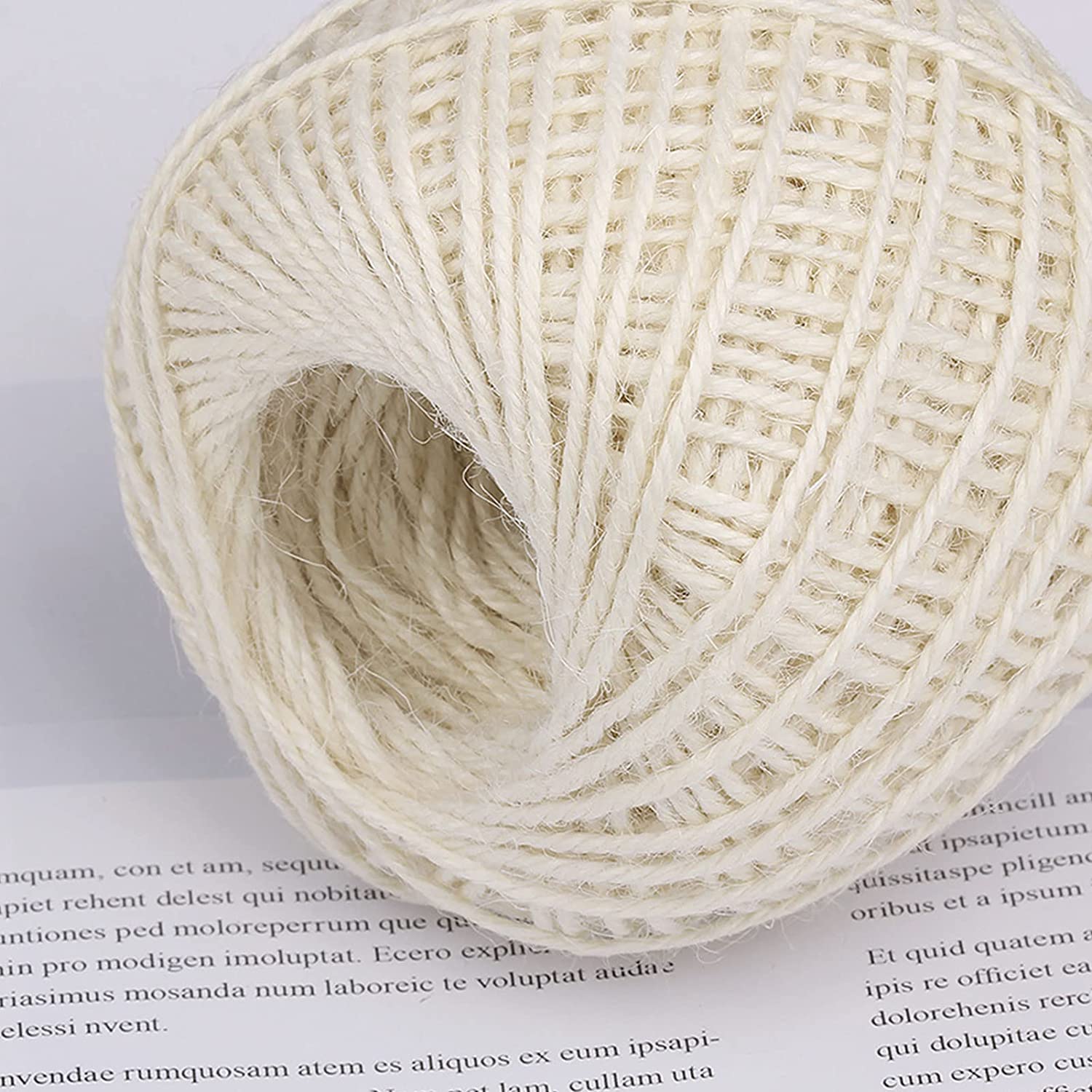 Amazon.co.jp: 手芸 麻ひも カラー 麻紐 6巻き 幅2mm 長25m 混合色 麻