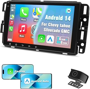 Car Radio for GMC Sierra Yukon Chevrolet Buick Chevy Silverado, CarPlay