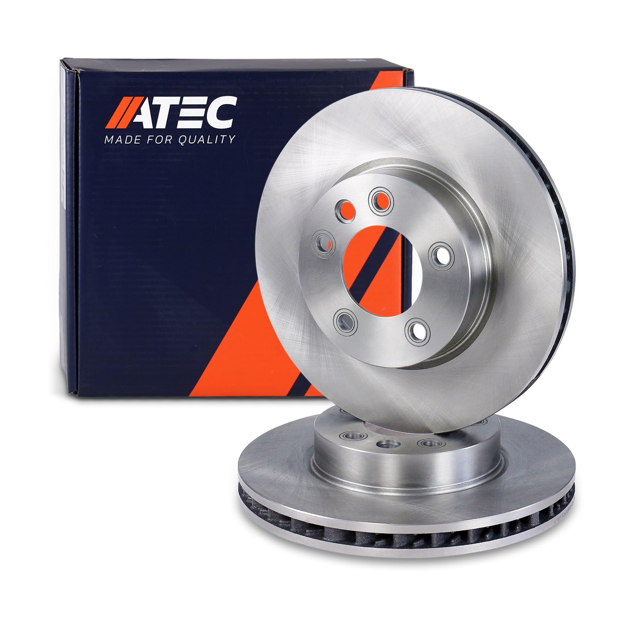 ATEC Germany 2x dischi freno anteriori Ø 330 mm | Compatibile con: PORSCHE CAYENNE, VW TOUAREG, TOUAREG, TOUAREG VAN