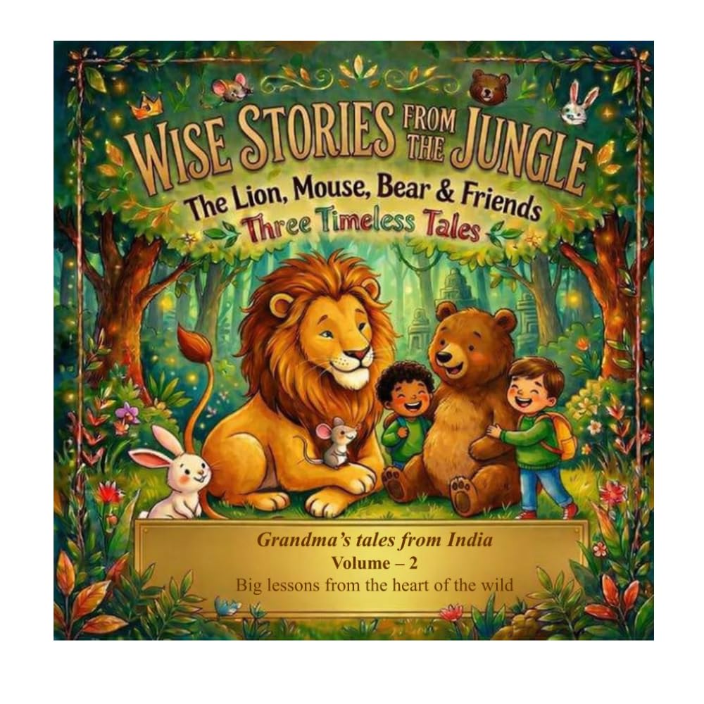 Wise stories from the jungle: Wisdom and courage from the heart of the jungle (Grandma's tales from India)