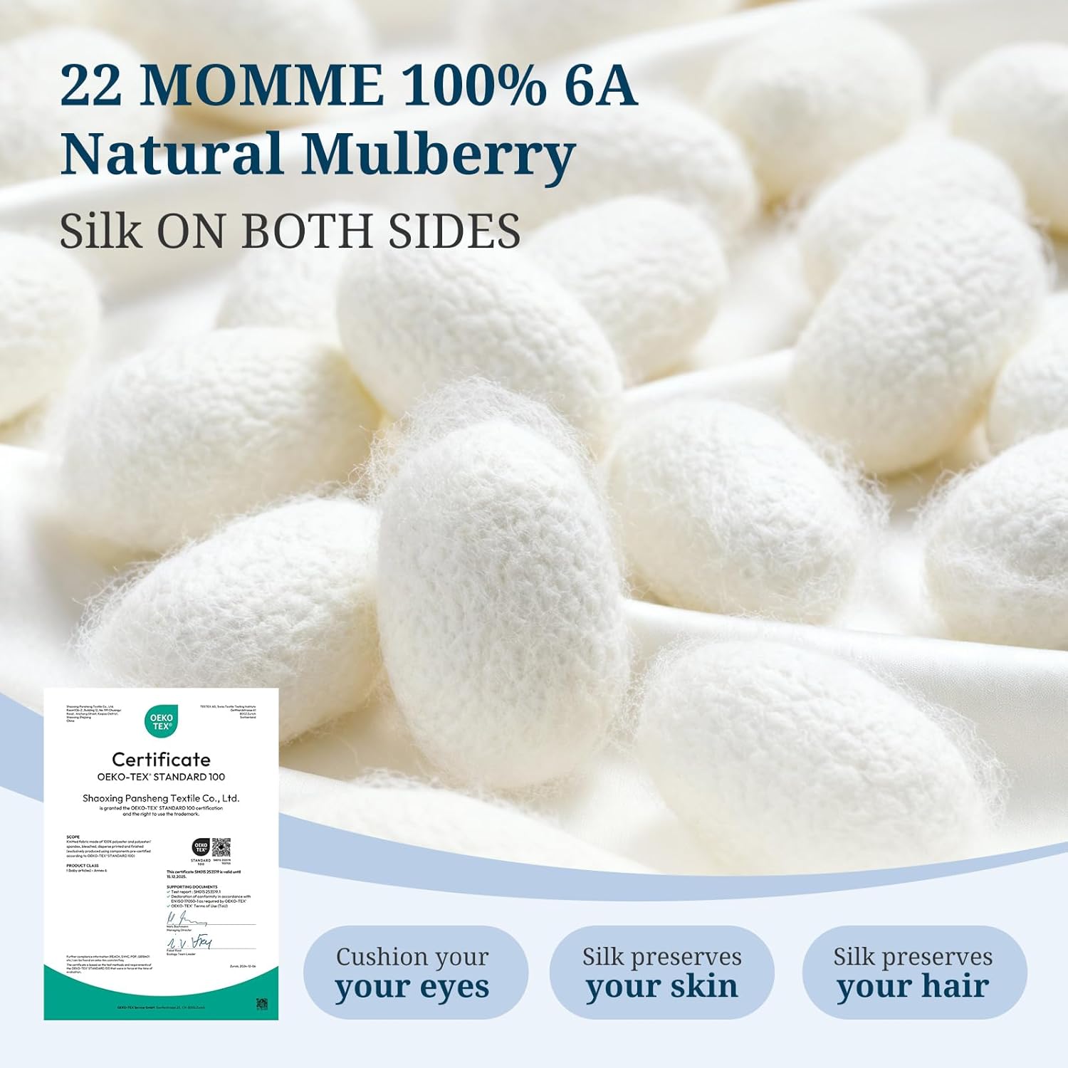 100% Silk Wireless Heated Eye Mask with Cooling - 3 Heat Settings, for Dry Eyes, Puffiness & Dark Circles - Adjustable, Washable, Travel-Friendly (Pink) - Image 2