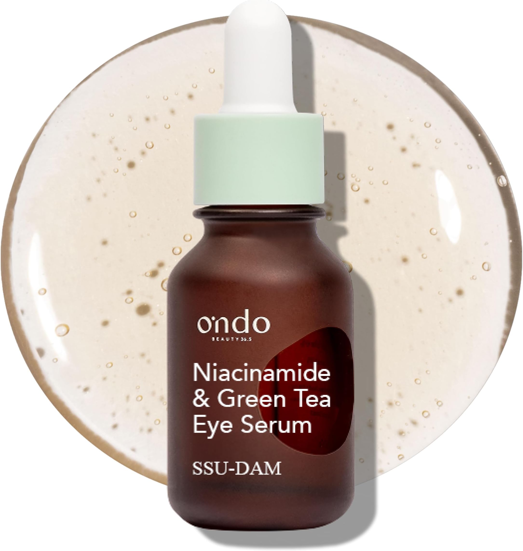 Beauty 36.5 Niacinamide & Green Tea Eye Serum, Eye Contour Serum with Green Tea and Niacinamide, 15 ml