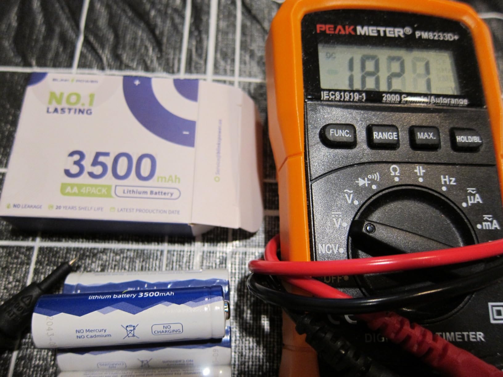 AA Lithium Batteries 16 Pack, 3500mAh NO.1 Lasting, 1.5V, Non-rechargeable