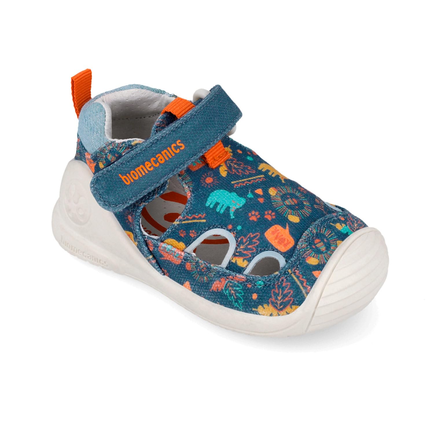 Biomecanics Sandalias de Lona con Estampado Azules Infantil