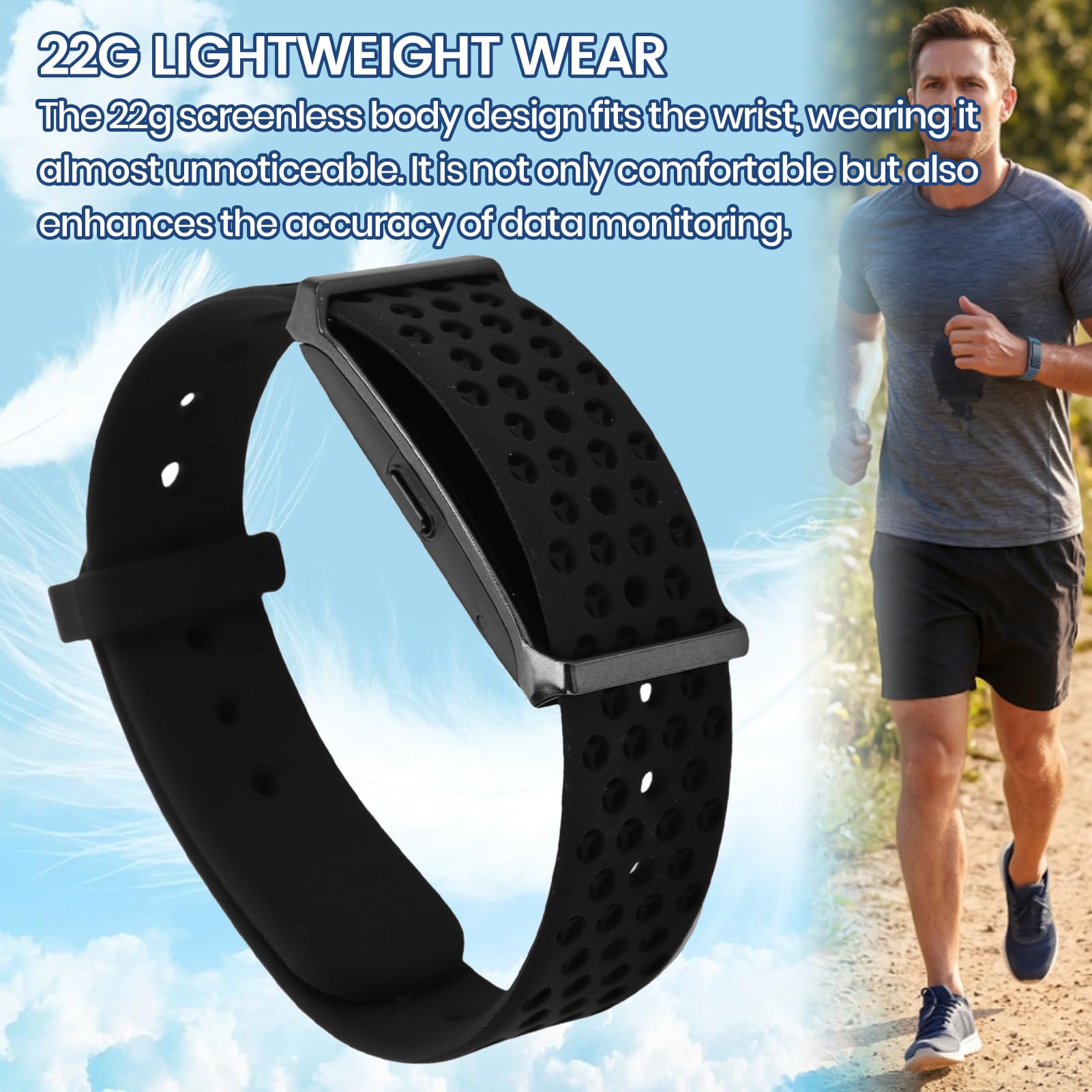 Bracelet Intelligent, Suivi du Sommeil 24h, 127 Modes Sportifs, Tracker d'activité avec Rappel D'appel, Réveil, Contrôle de la Caméra, pour la Course à Pied, la Natation, la