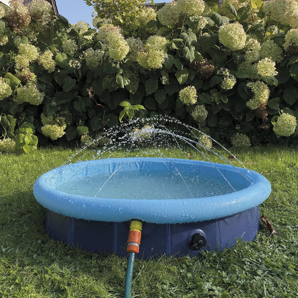 Nobby 62297 2-in-1 Splash Pool Blue S Diameter 80 x 20/25 cm
