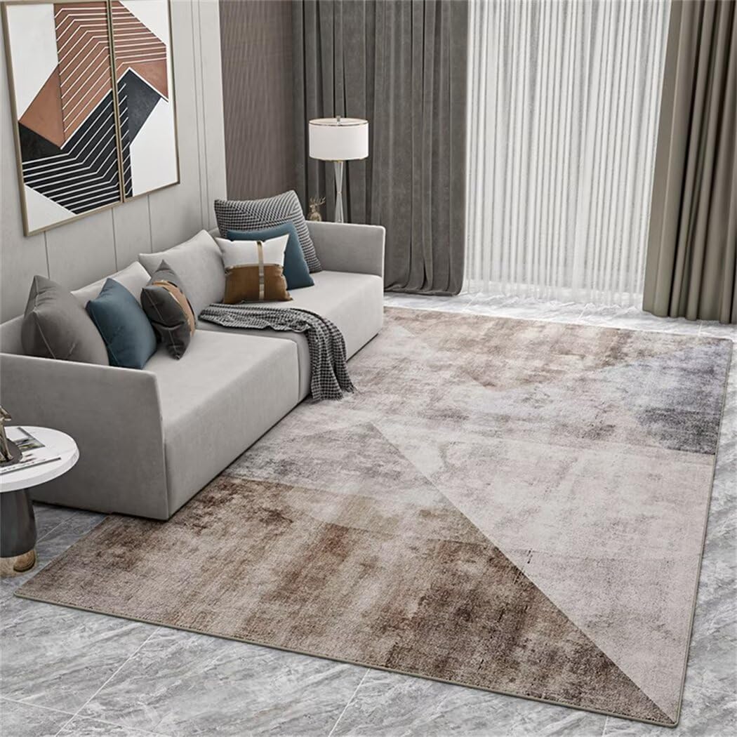 Tapis de chevet confortable gris pour chambre de fille