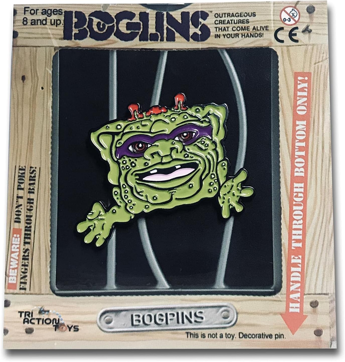 Boglins Red Eyed King Dwork Enamel Collector Pin image 2