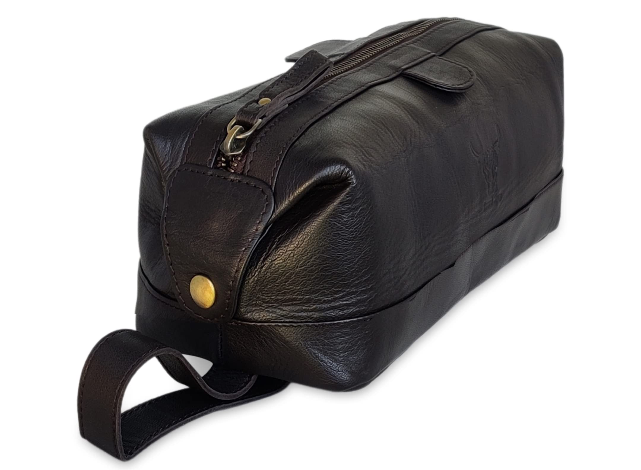 Tasche Kulturtasche Koffer Waschtasche Kit Ledertasche Kulturbeutel Necessaire Echt Leder Die Toilette Badezimmer Rasieren Wasserdicht Kosmetik Medikamente Herren Damen Leather Toiletry Dopp Bag