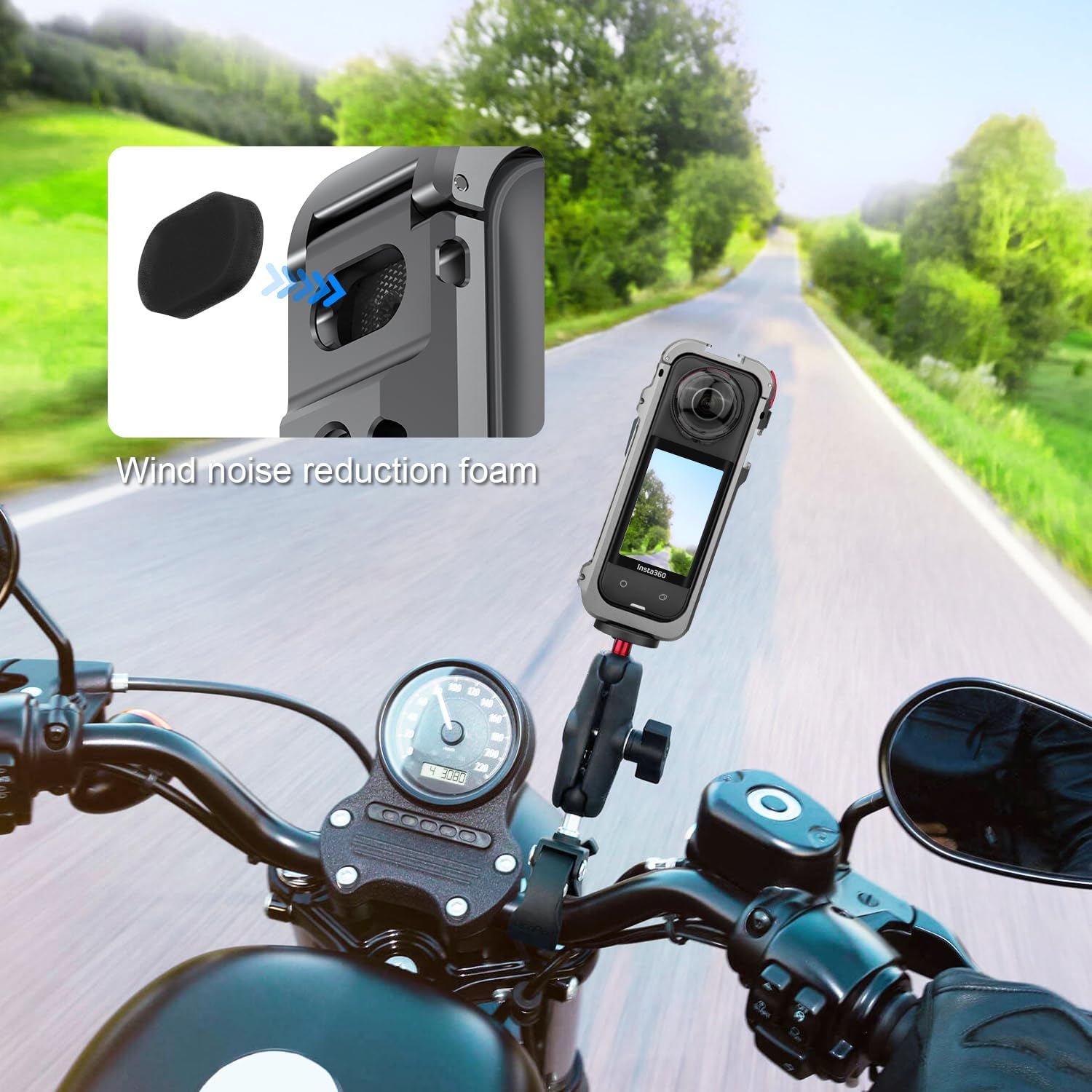 Metal Protective Case for Insta360 X5, Utility Frame Case Cage with Silicone Lens Cap-Quick-Release Safety Lock, Various Expansion Mounts for Insta360 X5 Accessories