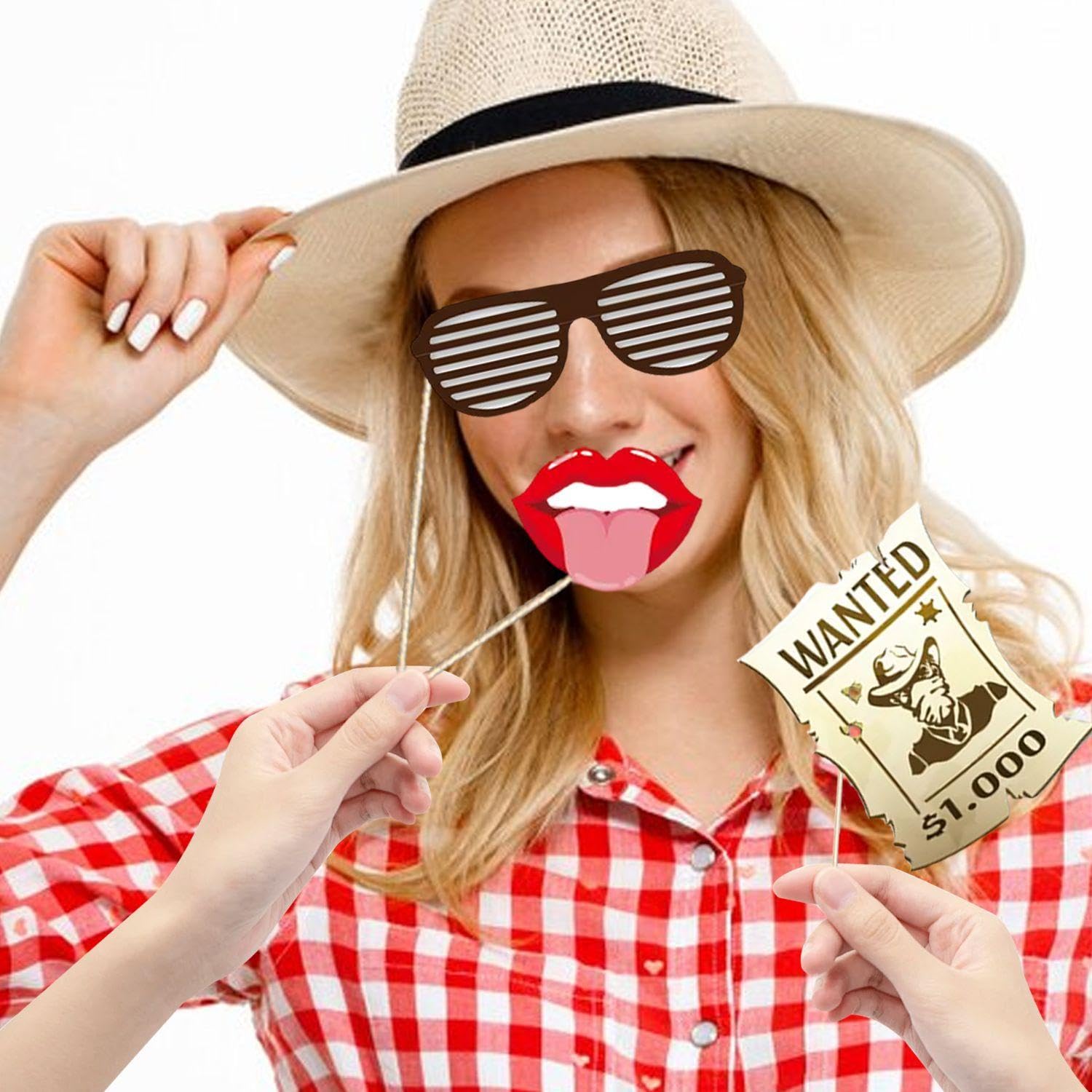 25 Accessori Per Foto A Tema Cowboy - Props Per Feste E Compleanni - Foto 12