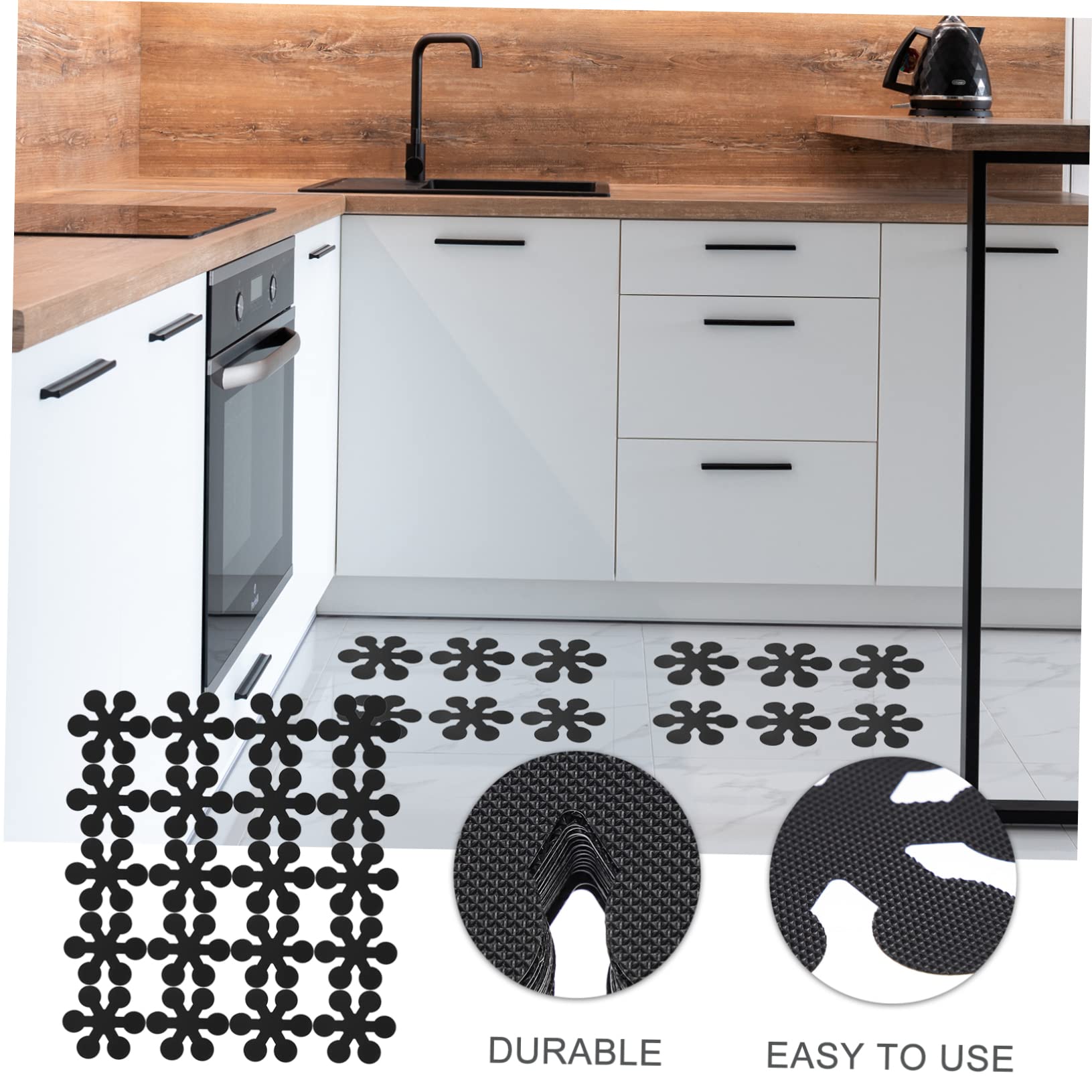 IMIKEYA 100piezas Adhesive Non- Shower Stickers para Baño Diseño De De Seguridad Bañeras y Duchas Antideslizantes y Duraderos