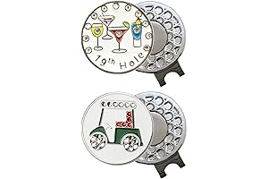 Magnetic Golf Ball Marker with Hat Clip - A Perfect Golf Accessory for Men Women!