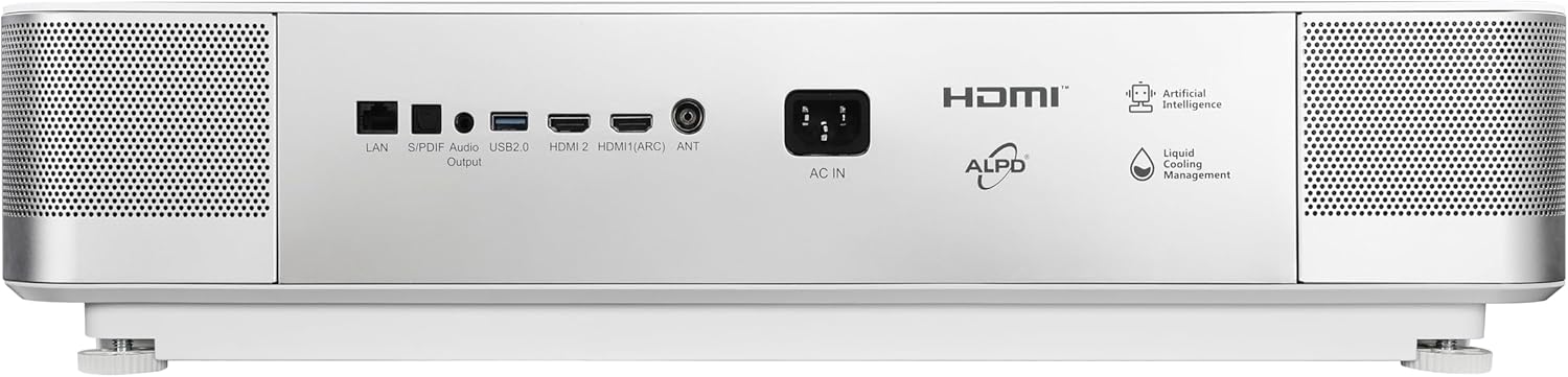 HP Projector | Portable Theater System for Home  Office |4K FHD 3840x2160p 150” Display|WiFi, Bluetooth, USB, HDMI  Streaming for Firestick, Chromecast, Roku, Phone,  Tablet