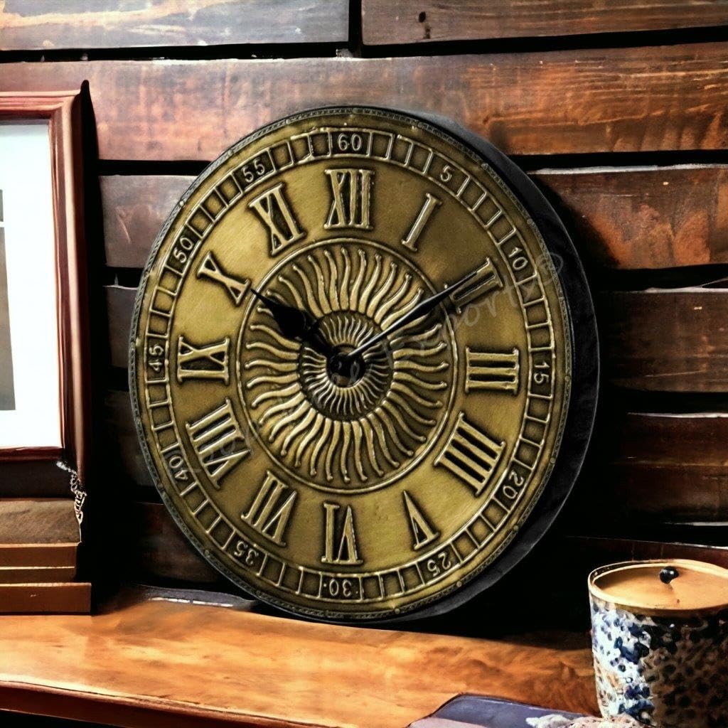 See full amazon price history chart for Vintage Clock Analog Handcrafted Wood And Brass Wall Clock (8 Inches 20 Cms) Pure Brass With Antique Finish Vintage Clock Analog Handcrafted Wood And Brass Wall Clock (8 Inches 20 Cms) Pure Brass With Antique Finish (B08T9VZJMD) Amazon Price History, Amazon Price Tracker