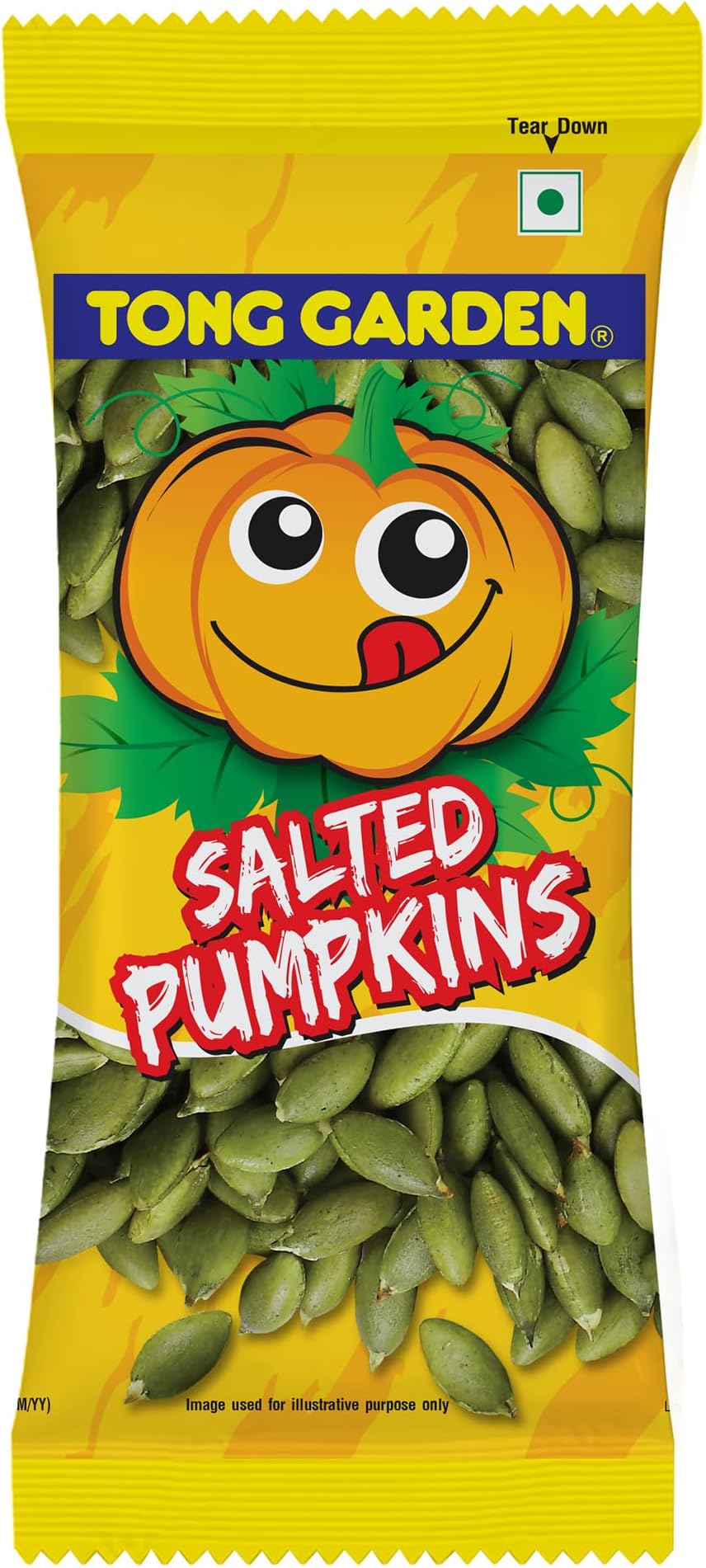 Tong Garden Salted Whole Pumpkins 28G (Pack Of 12)