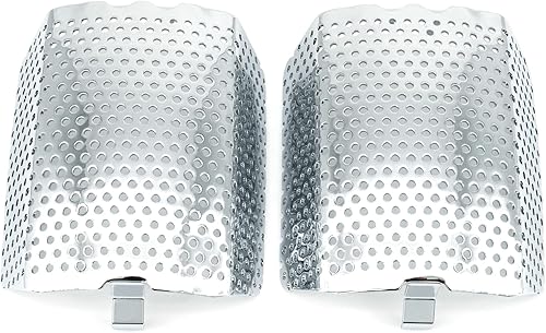 Miniatura 3 de Americruise - 1 par de protectores de freno de pinza delantera cromada para Harley Touring, Road King, Electra Street Glide FLHT, FLHX y modelos