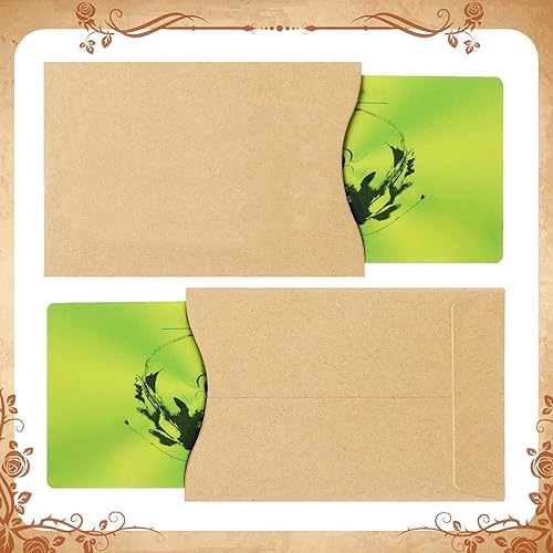 Miniatura 3 de Glenmal 1200 fundas para tarjetas de regalo, 3.5 x 2.4 pulgadas, en blanco, para llaves de hotel, funda para tarjetas de identificación, sobres de
