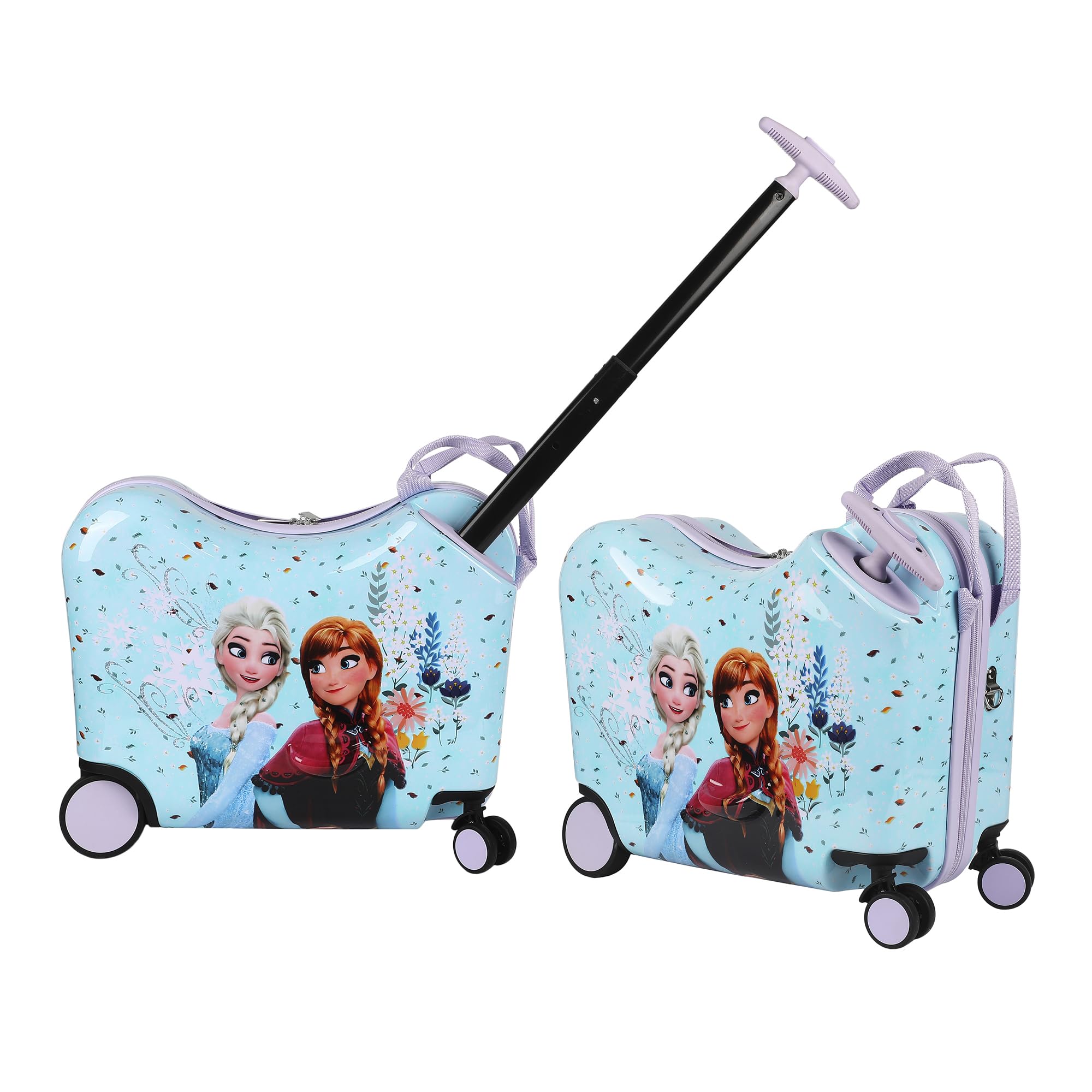 Bioworld Frozen Elsa and Anna Ride-On Luggage