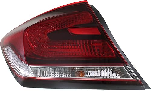 Miniatura 2 de Garage-Pro Luz trasera compatible con Honda Civic Driver Side 2013-2015, exterior