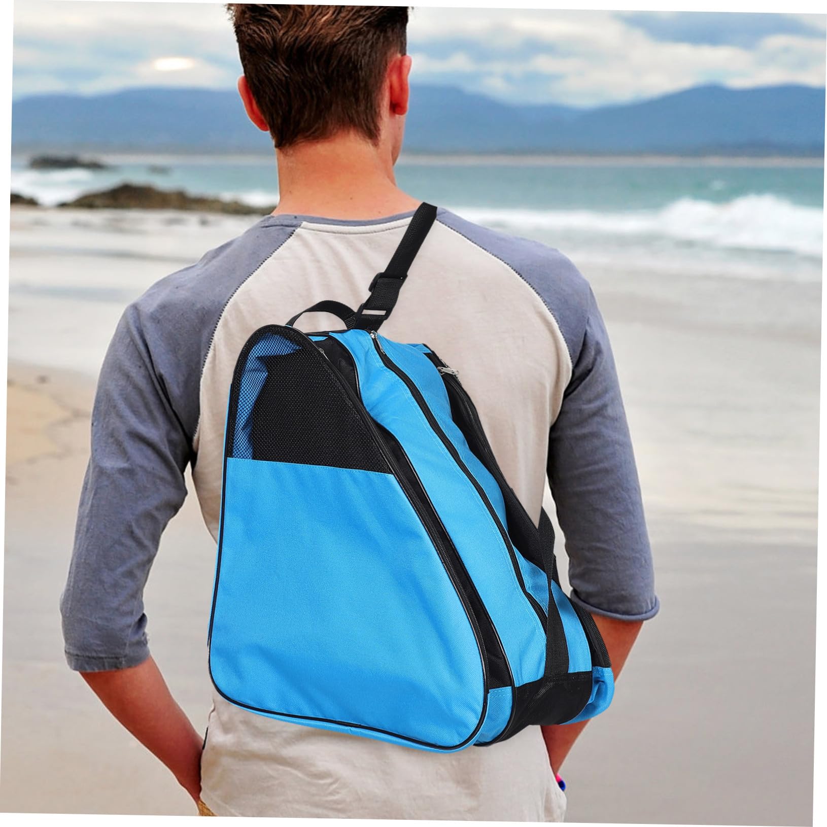 VICASKY Skatetasche für Rollschuhe Aufbewahrungstasche mit Mehrzweckdesign Leichtgewichtiges Material Geräumiger Innenraum für Diverse Gegenstände Stilvolles und Elegantes Design