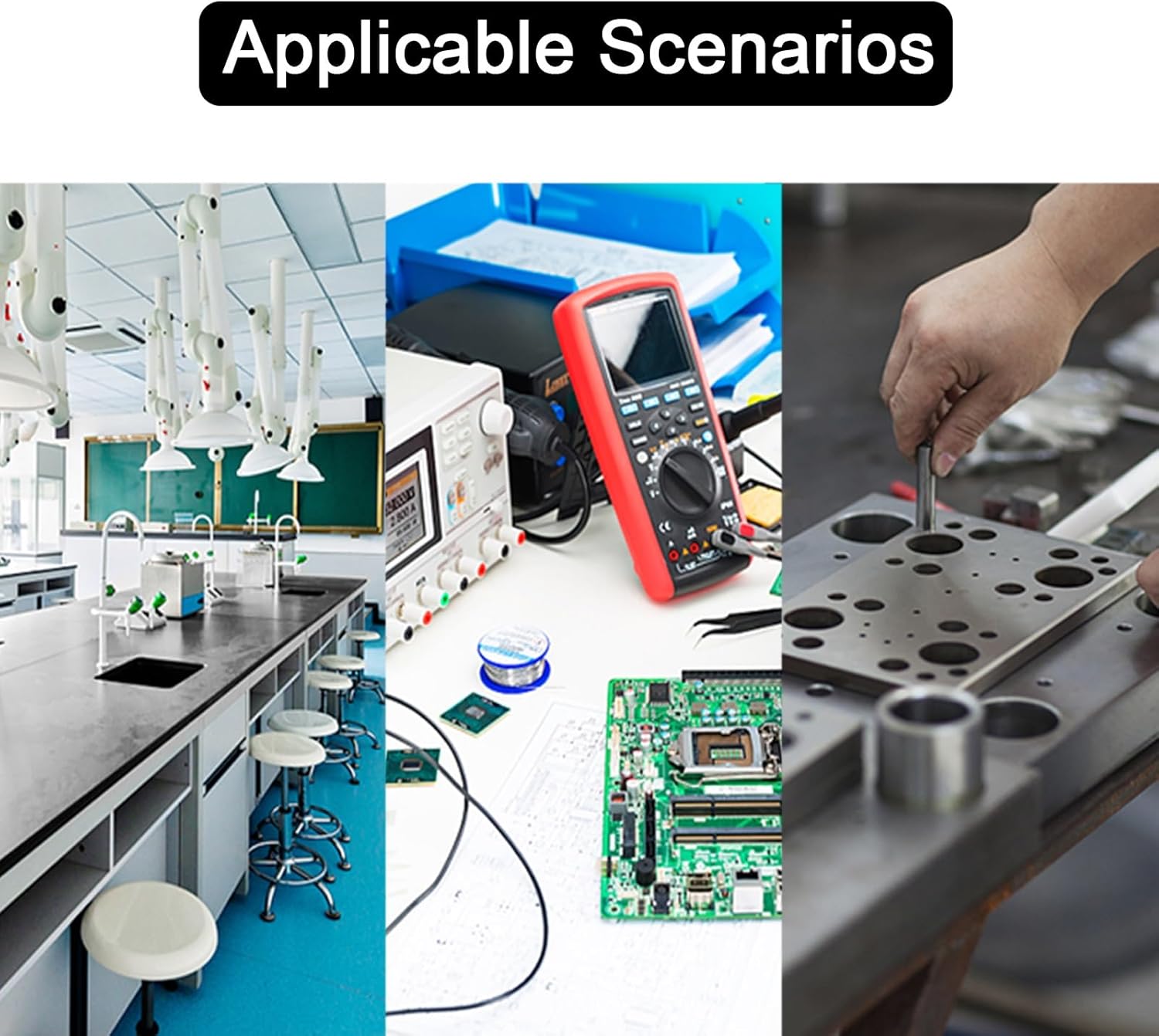 Stainless Steel Table with 2 Drawers and Keys Laboratory Workbench Work Tables Snap-Together Assembly Rubber Foot Pads Sturdy Frame Reinforced Crossbeams