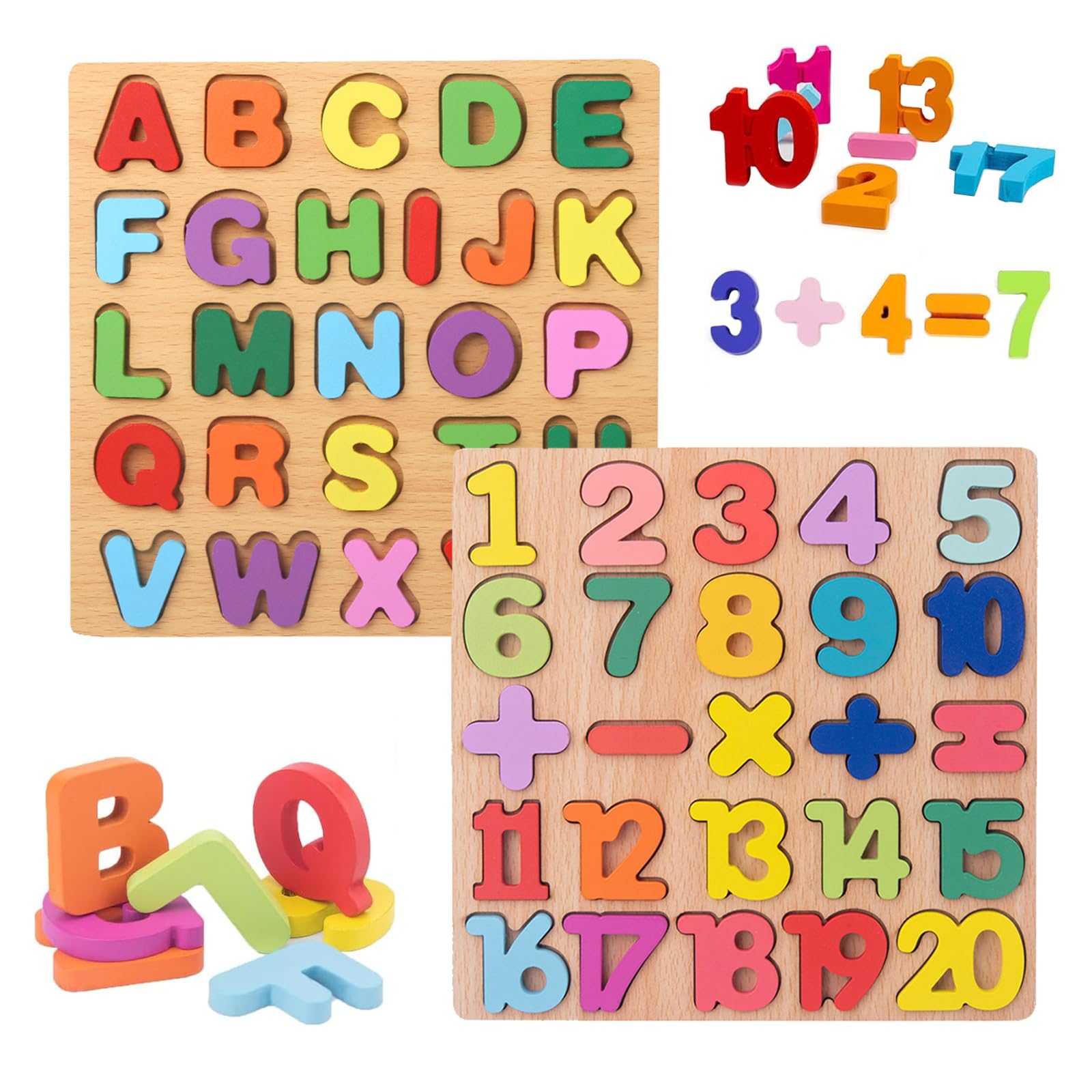 Coogam Legno Matematica Centinaia Tavola 1-100 Numeri Apprendimento Giocattoli educativi Colorato Montessori Conteggio Gioco da Tavolo per Scuola Materna 3 4 5 Anni Ragazzi Ragazze