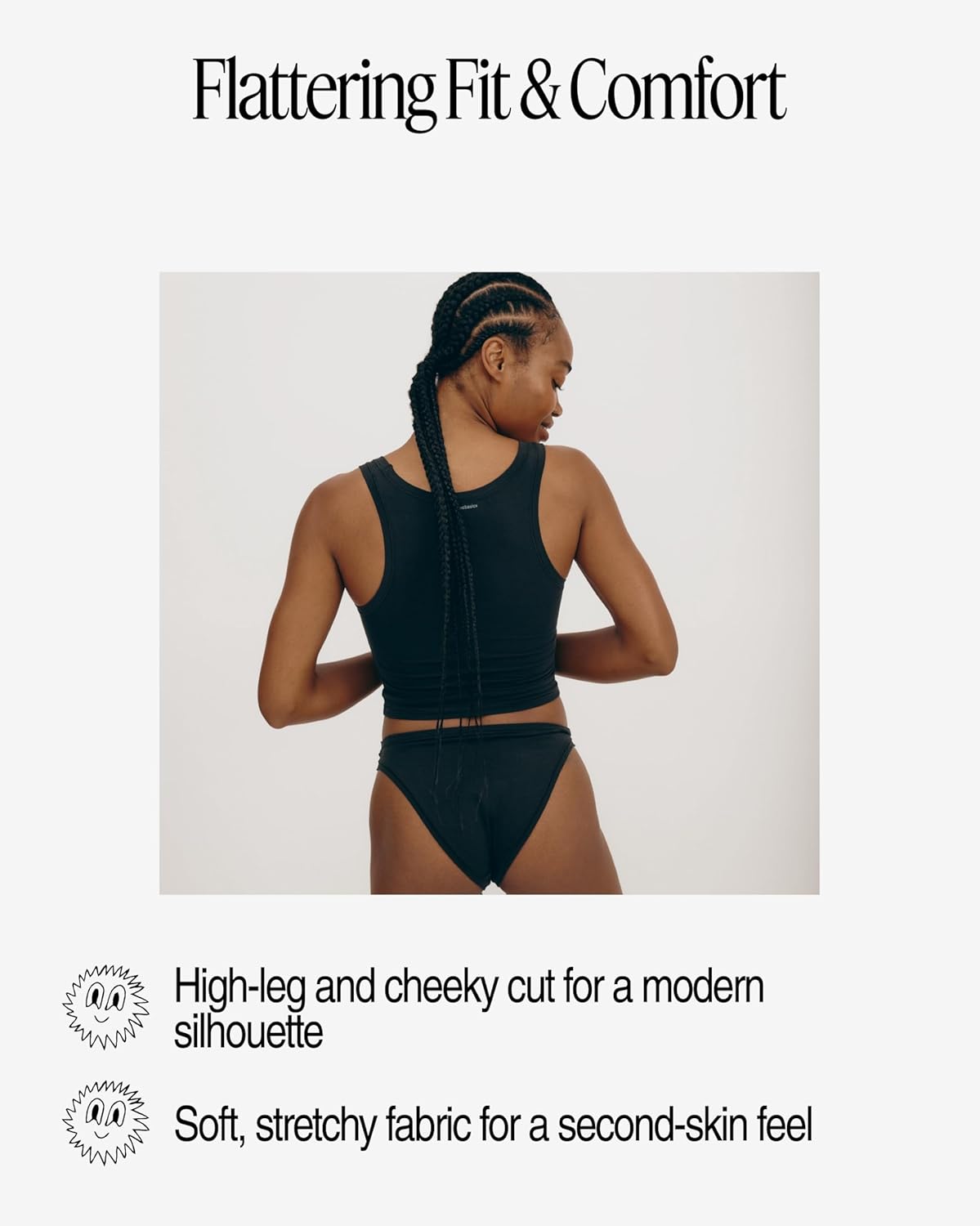 Organic Basics womens Flex Organic Cotton Cheeky Brief Underwear 5-pack - Image 6