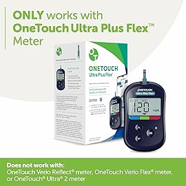 OneTouch Ultra Plus Diabetic Test Strips - 120 ct (Only Works with OneTouch Ultra Plus Flex Blood Sugar Meter)