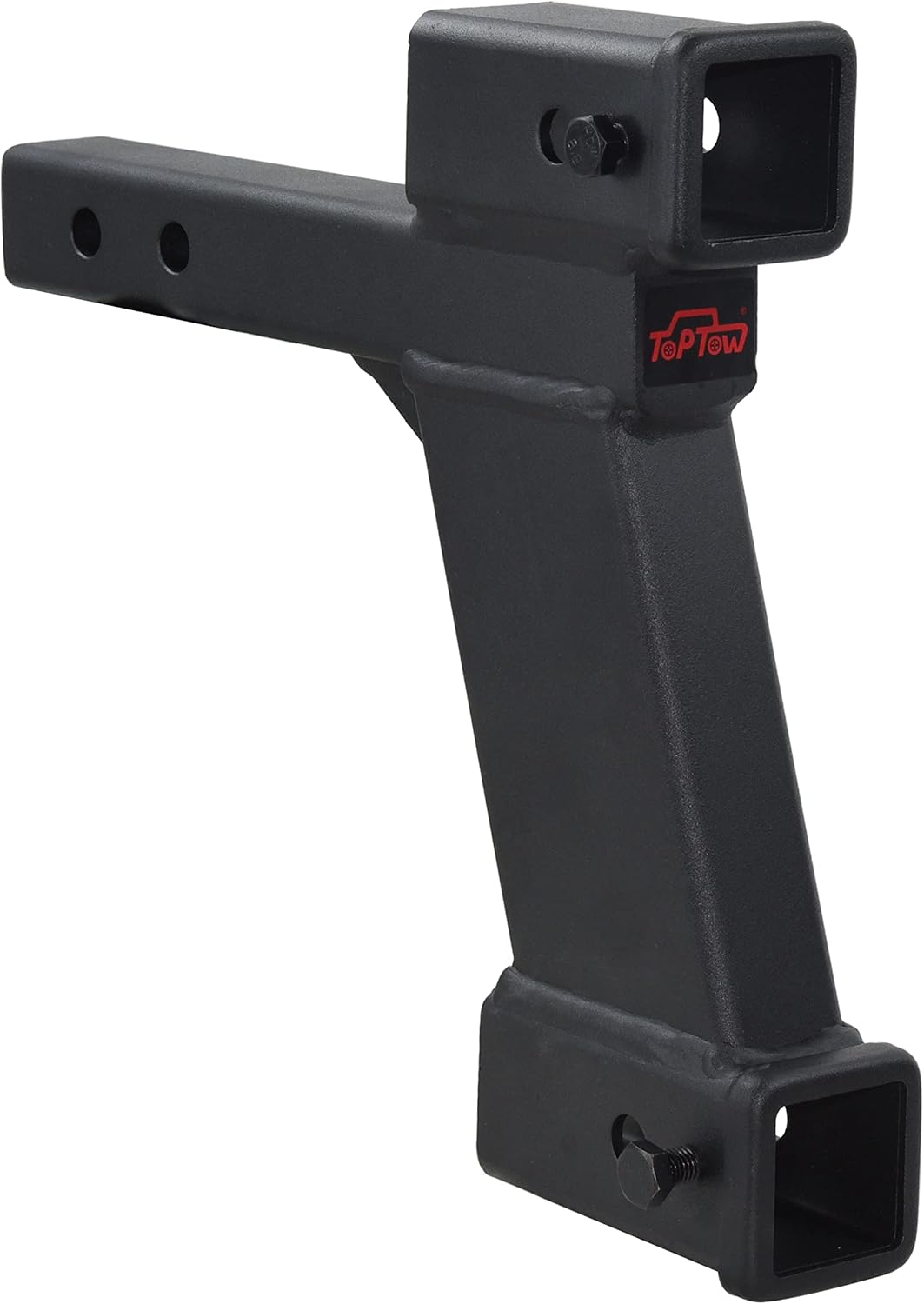 Amazon.co.jp TOPTOW トレーラーデュアルヒッチエクステンダーアダプター 2インチ&10インチライザー/ドロップ 2インチ