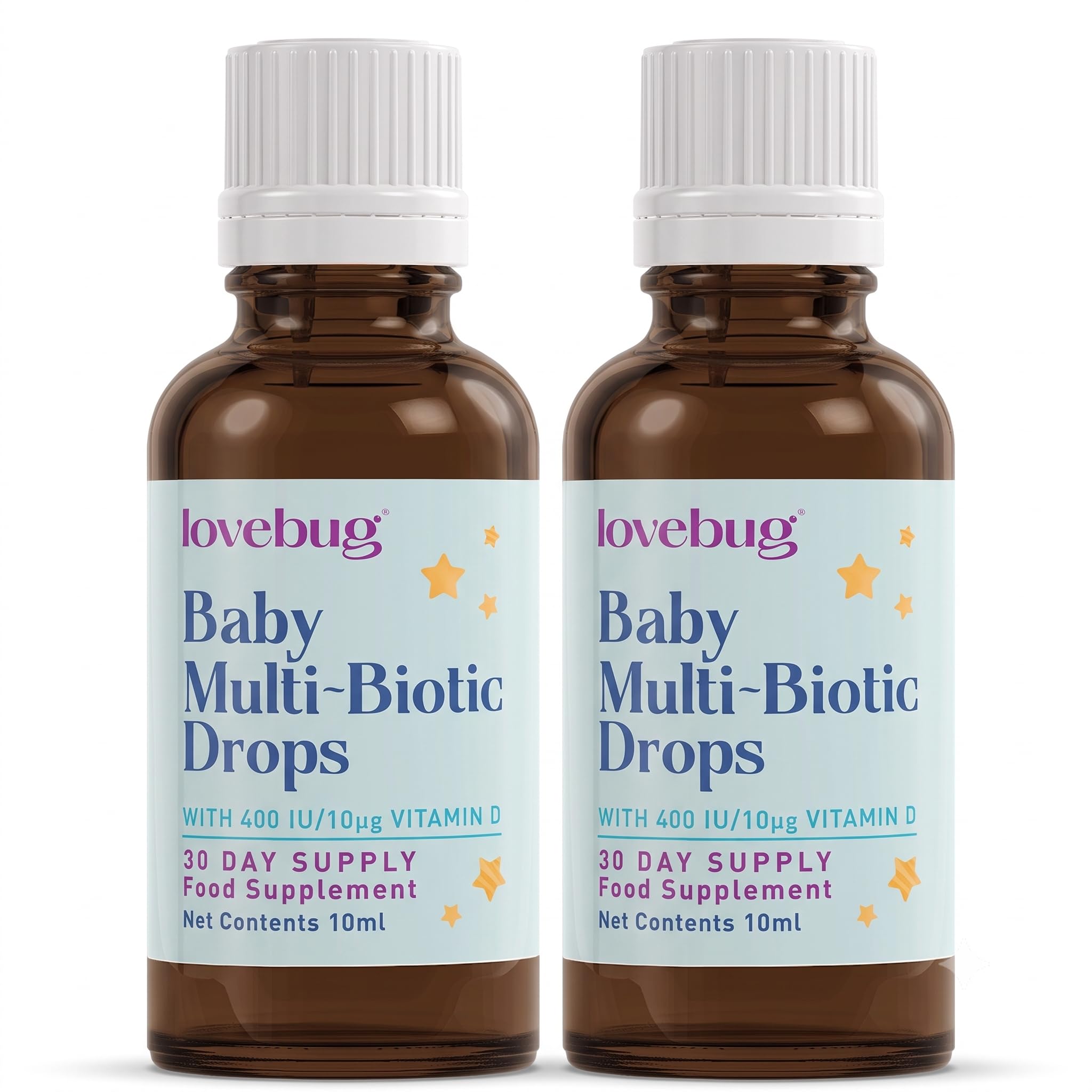 Lovebug Baby Multibiotic Drops, 10 ml (30 Day Supply)