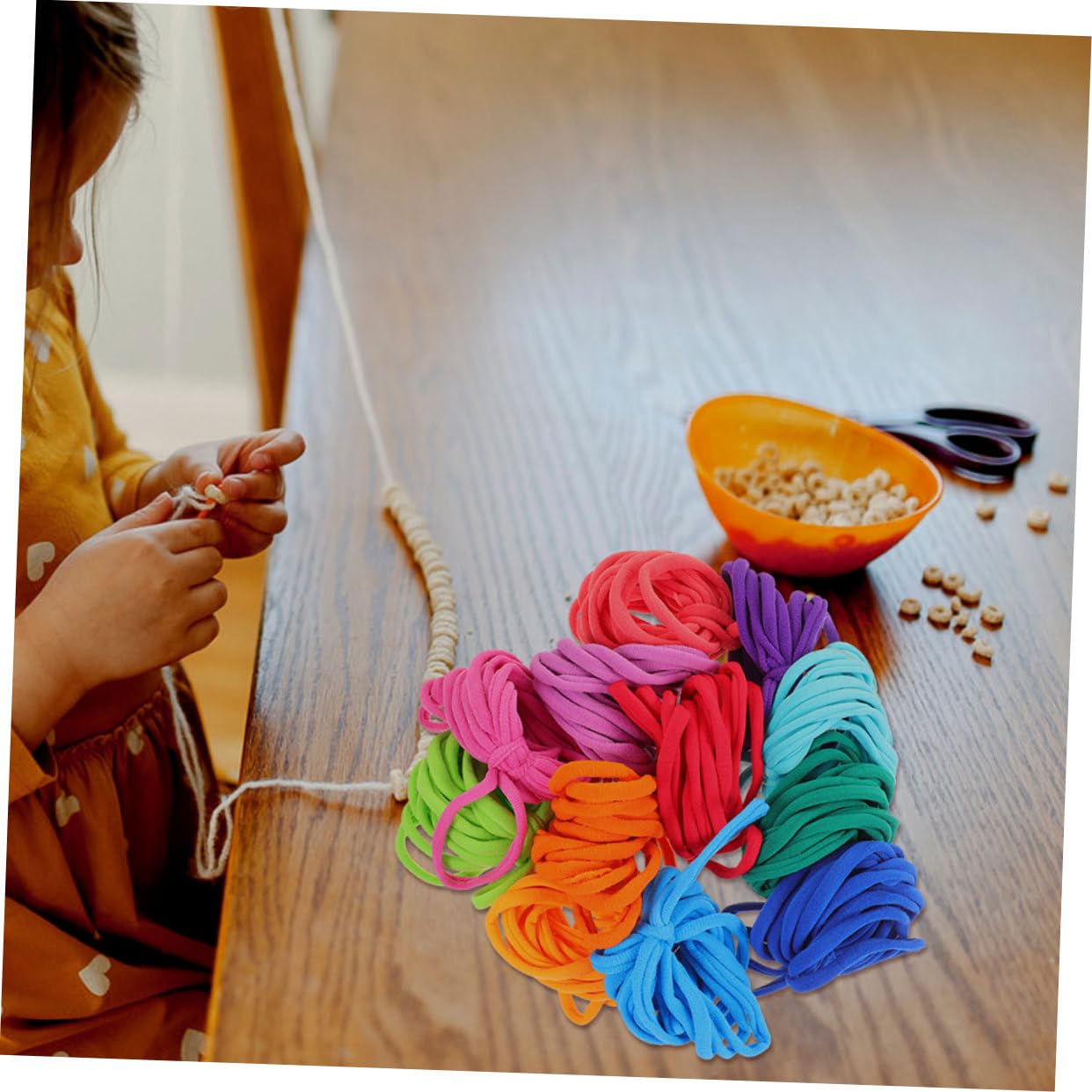 JOINPAYA 480pezzi Anelli Elasticizzati Per Lavoro Maglia Kit Di Ricarica Per Potholder Colori Per Attività Creative Per Ragazzo Ragazza e Fai Da Te