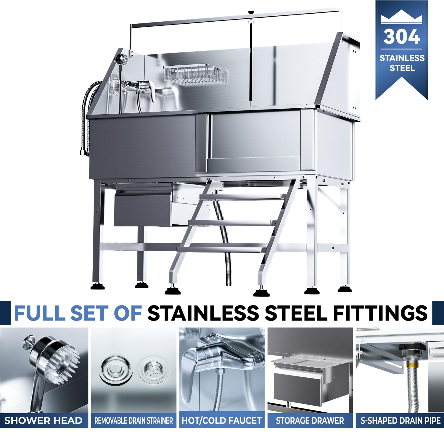 Dog Washing Station for Home,46